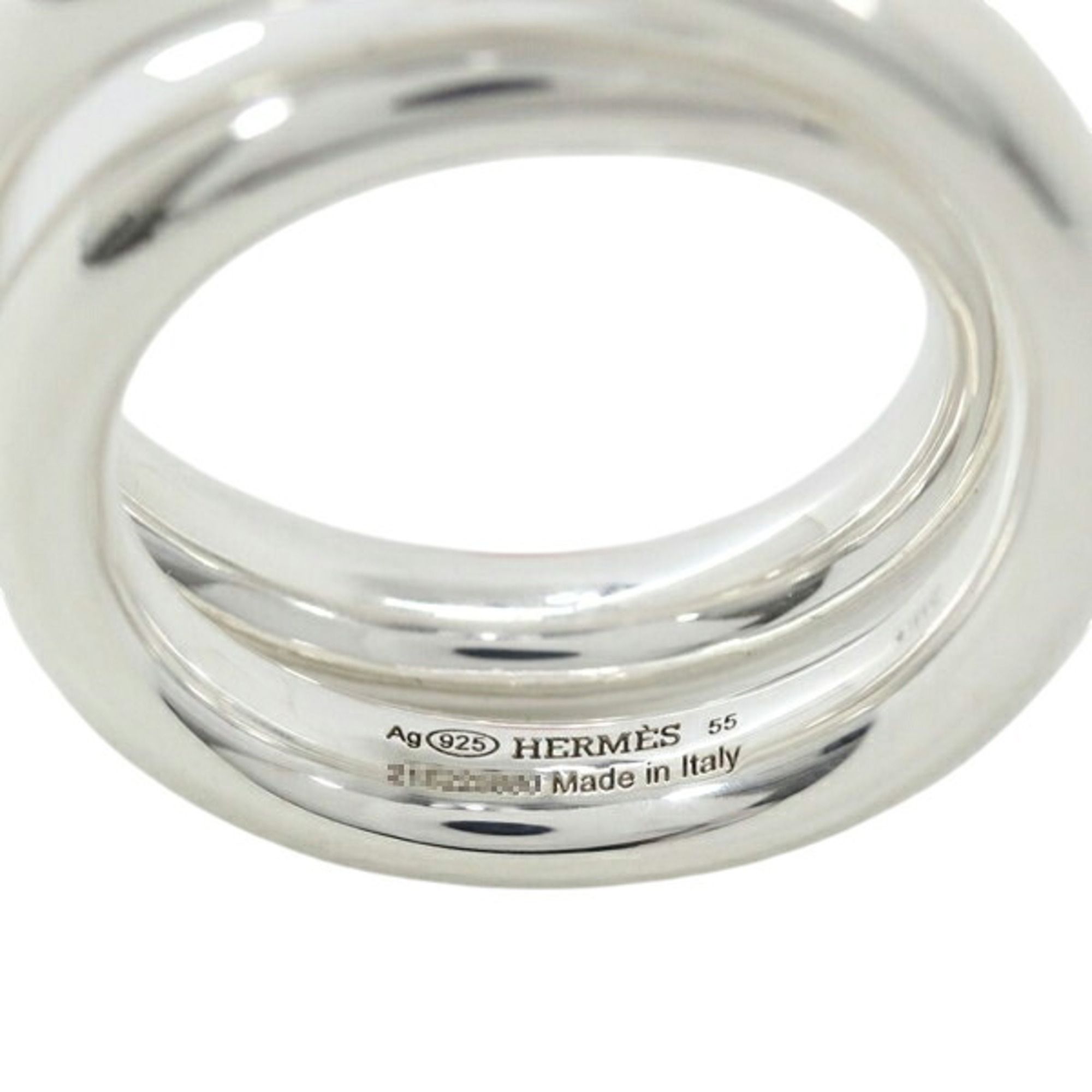 Silver 925 Band Ring (Pre-Owned) - Hermes - Modalova