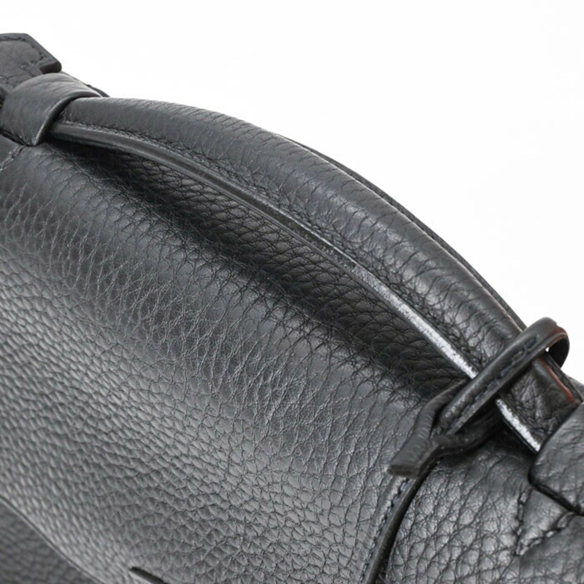 Sac A Depeche Taurillon Clemence Leather Briefcase Handbag (Pre-Owned) - Hermes - Modalova
