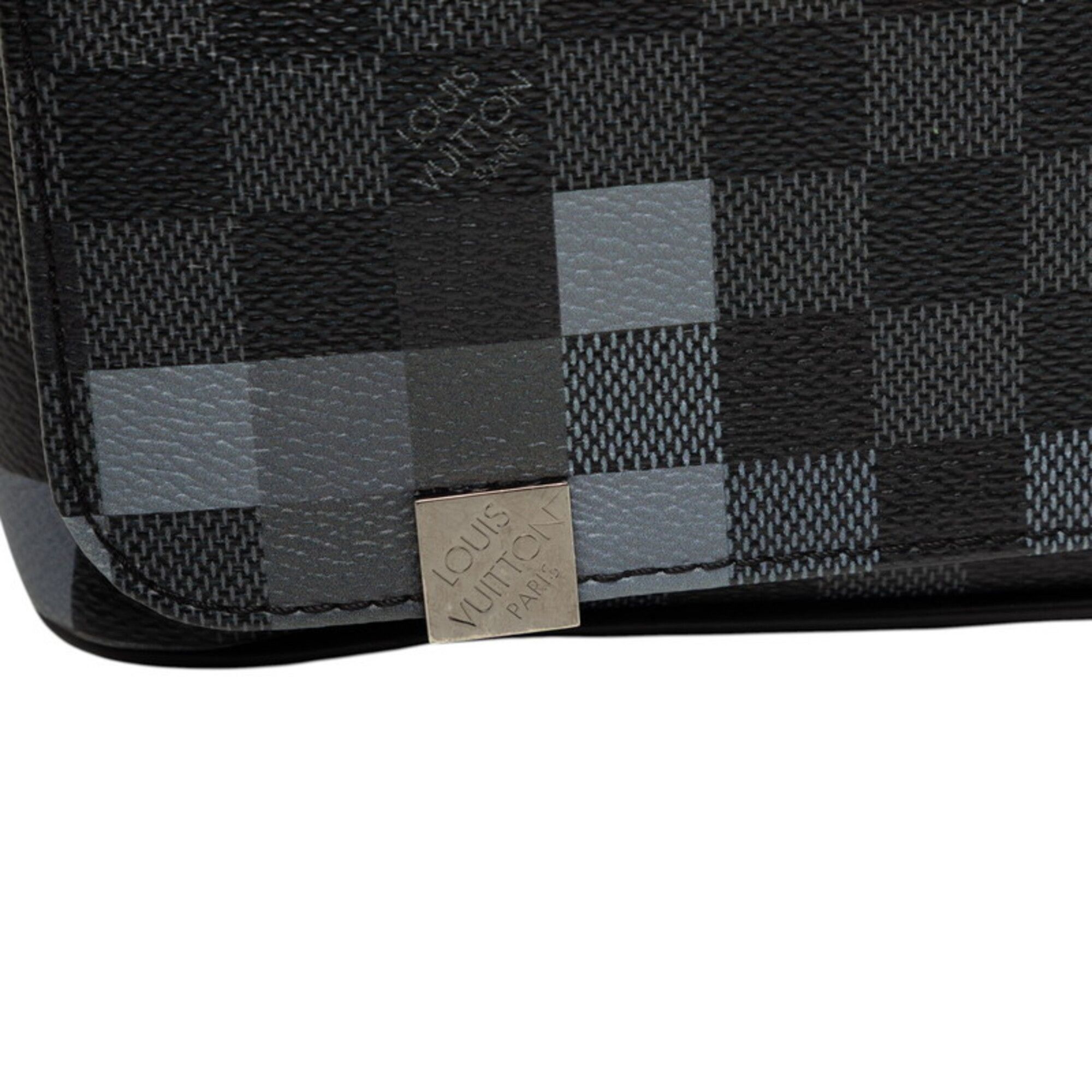 Damier Graphite Pvc Leather Shoulder Bag (Pre-Owned) - Louis Vuitton - Modalova