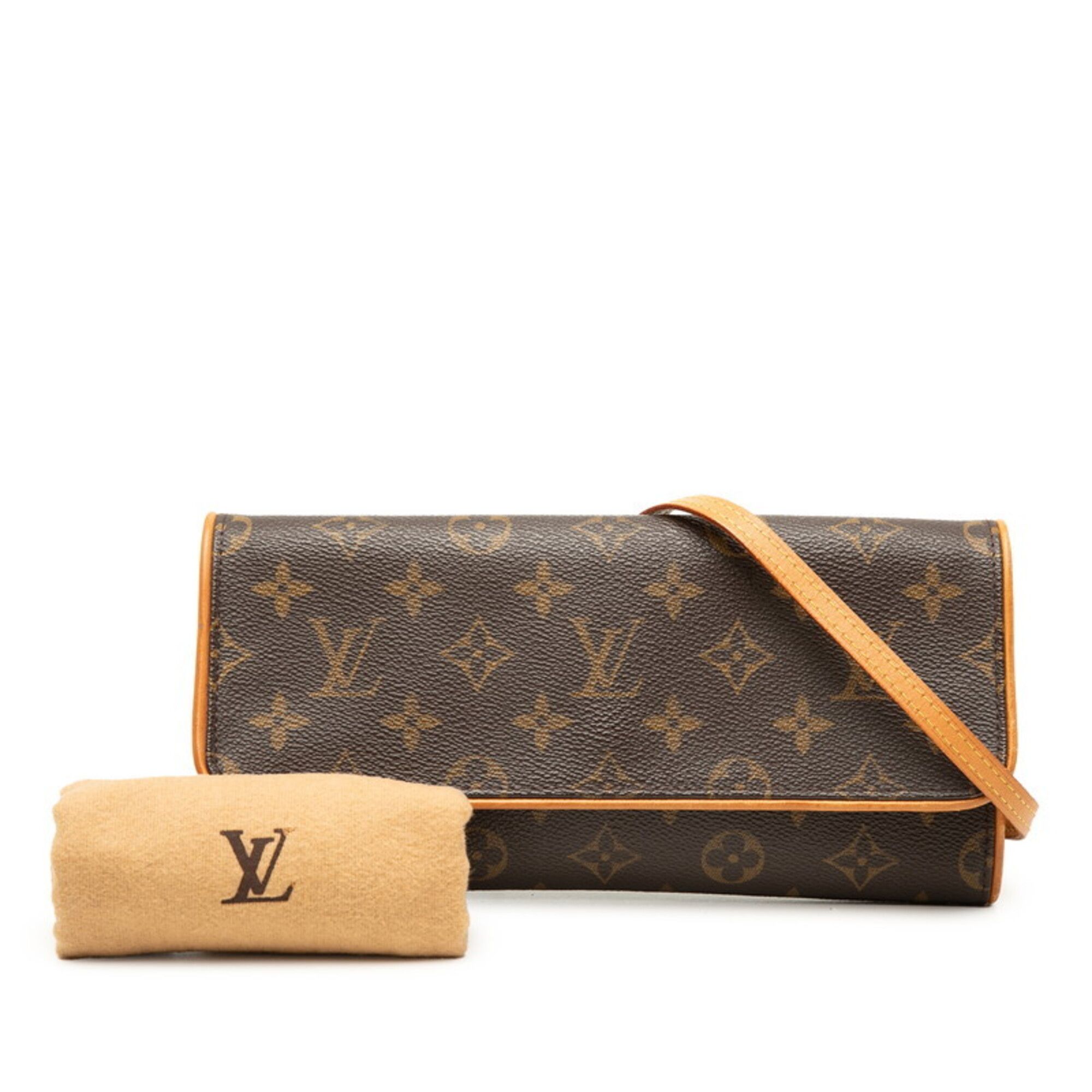 Monogram Pvc Leather Pochette Shoulder Bag (Pre-Owned) - Louis Vuitton - Modalova