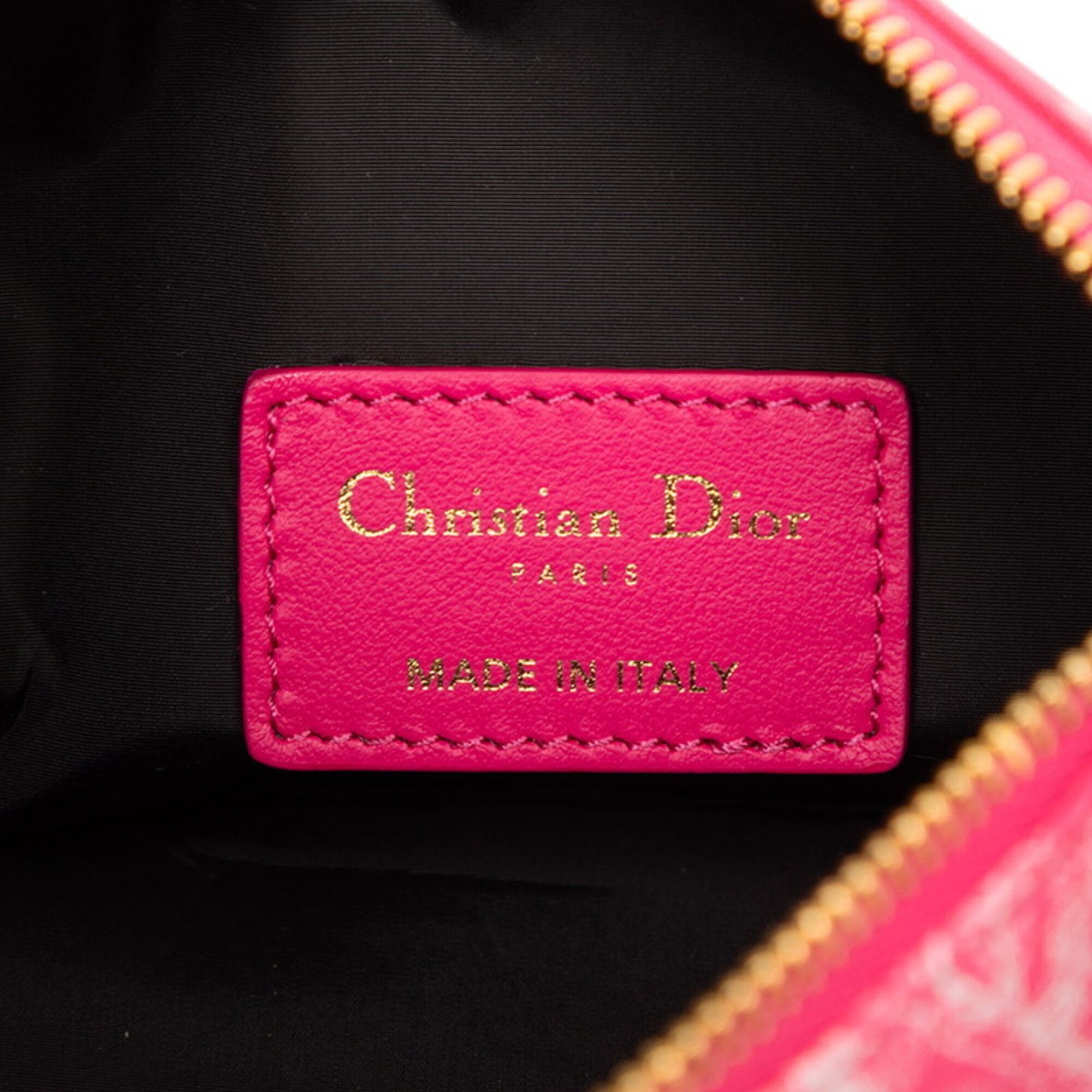 Leather Canvas Handbag Pouch (Pre-Owned) - Christian Dior - Modalova