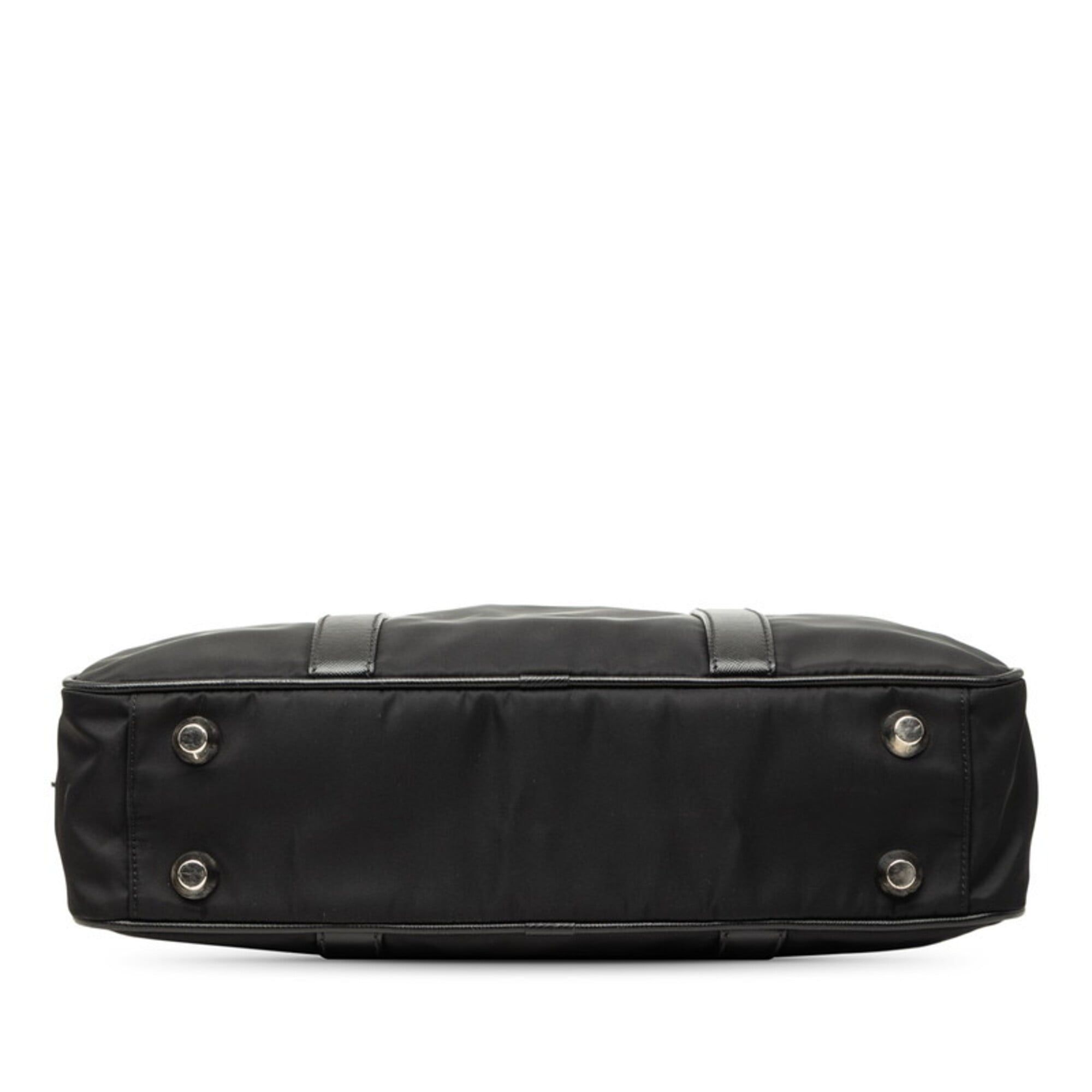 Nylon Leather Briefcase (Pre-Owned) - Prada - Modalova
