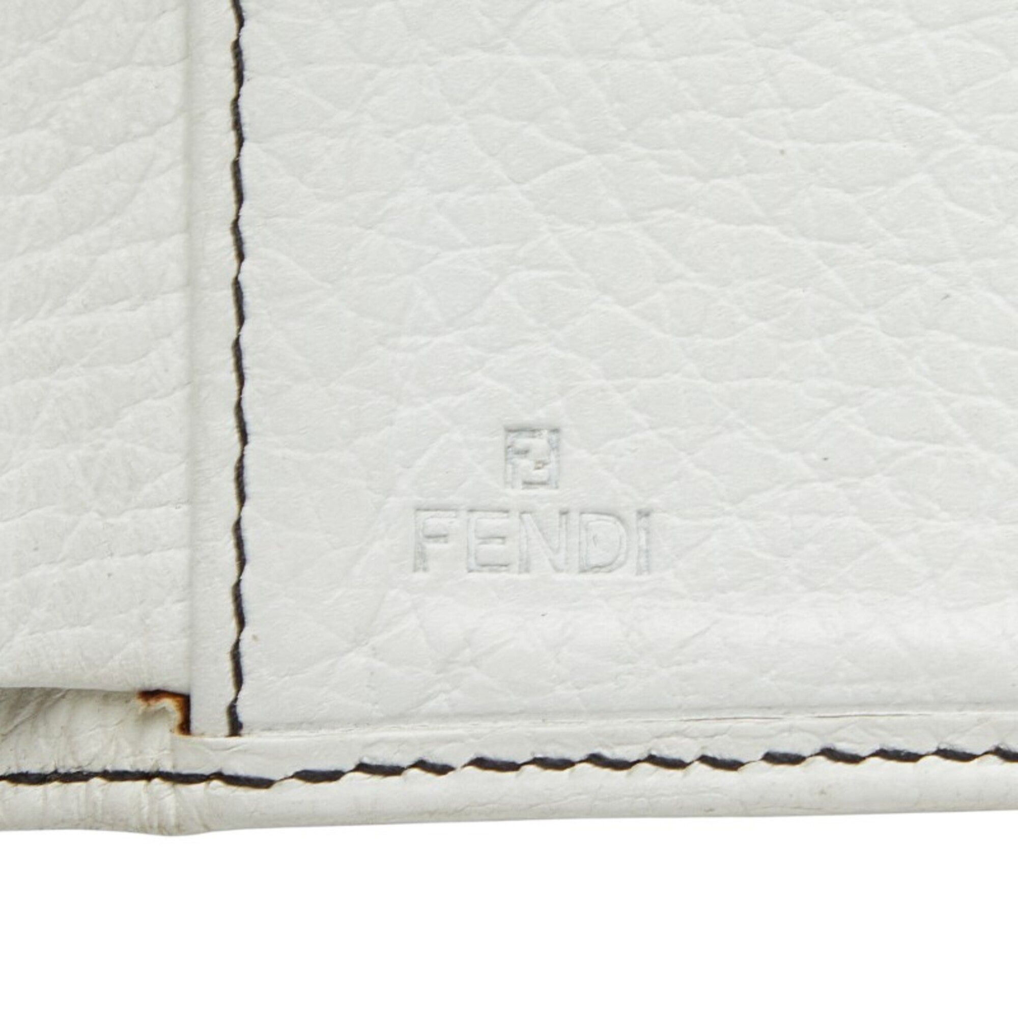 Canvas Leather Wallet (Tri-Fold) (Pre-Owned) - Fendi - Modalova