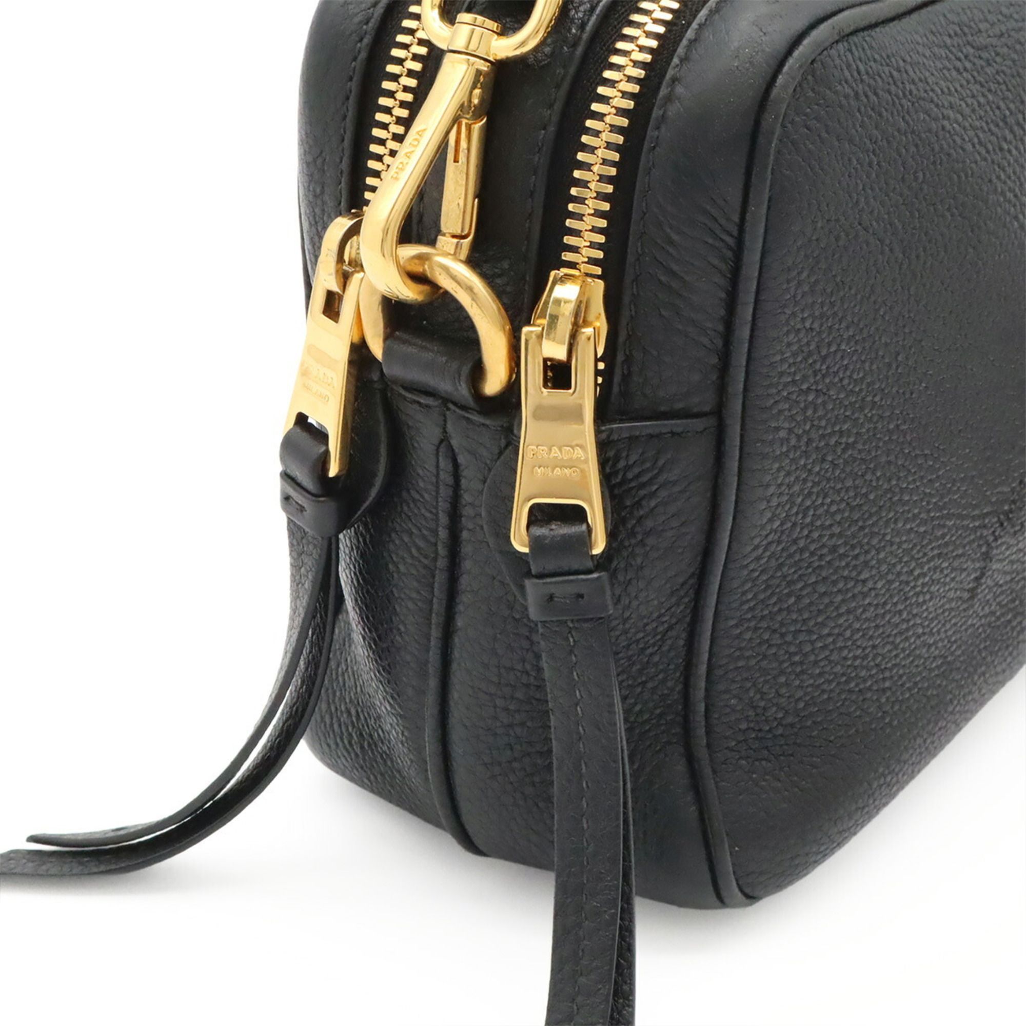 Leather Clutch Bag Shoulder Bag (Pre-Owned) - Prada - Modalova