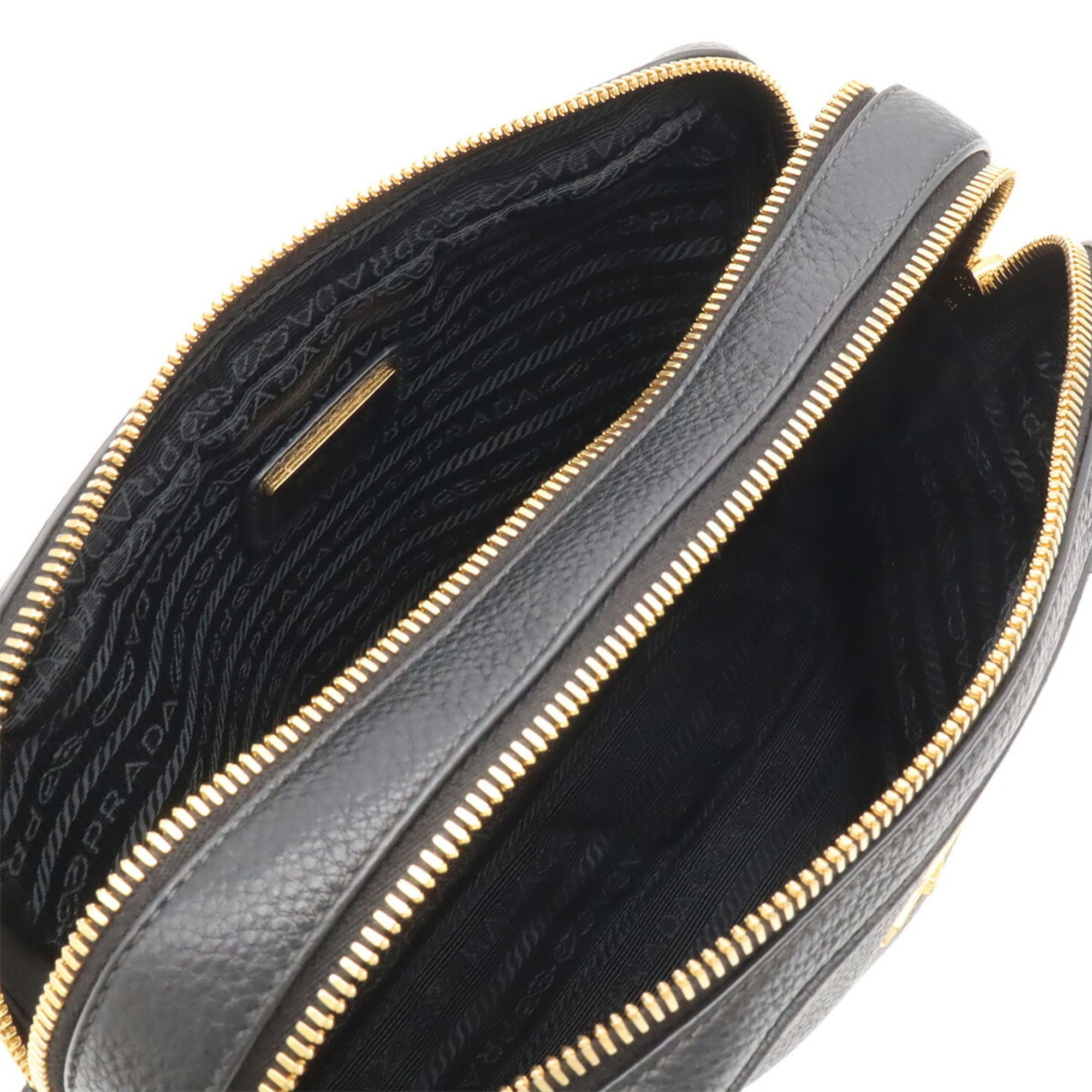 Leather Clutch Bag Shoulder Bag (Pre-Owned) - Prada - Modalova