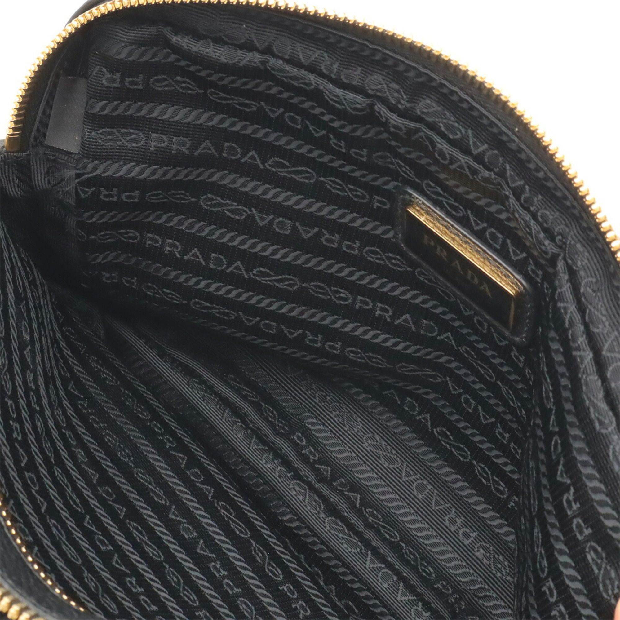 Leather Clutch Bag Shoulder Bag (Pre-Owned) - Prada - Modalova