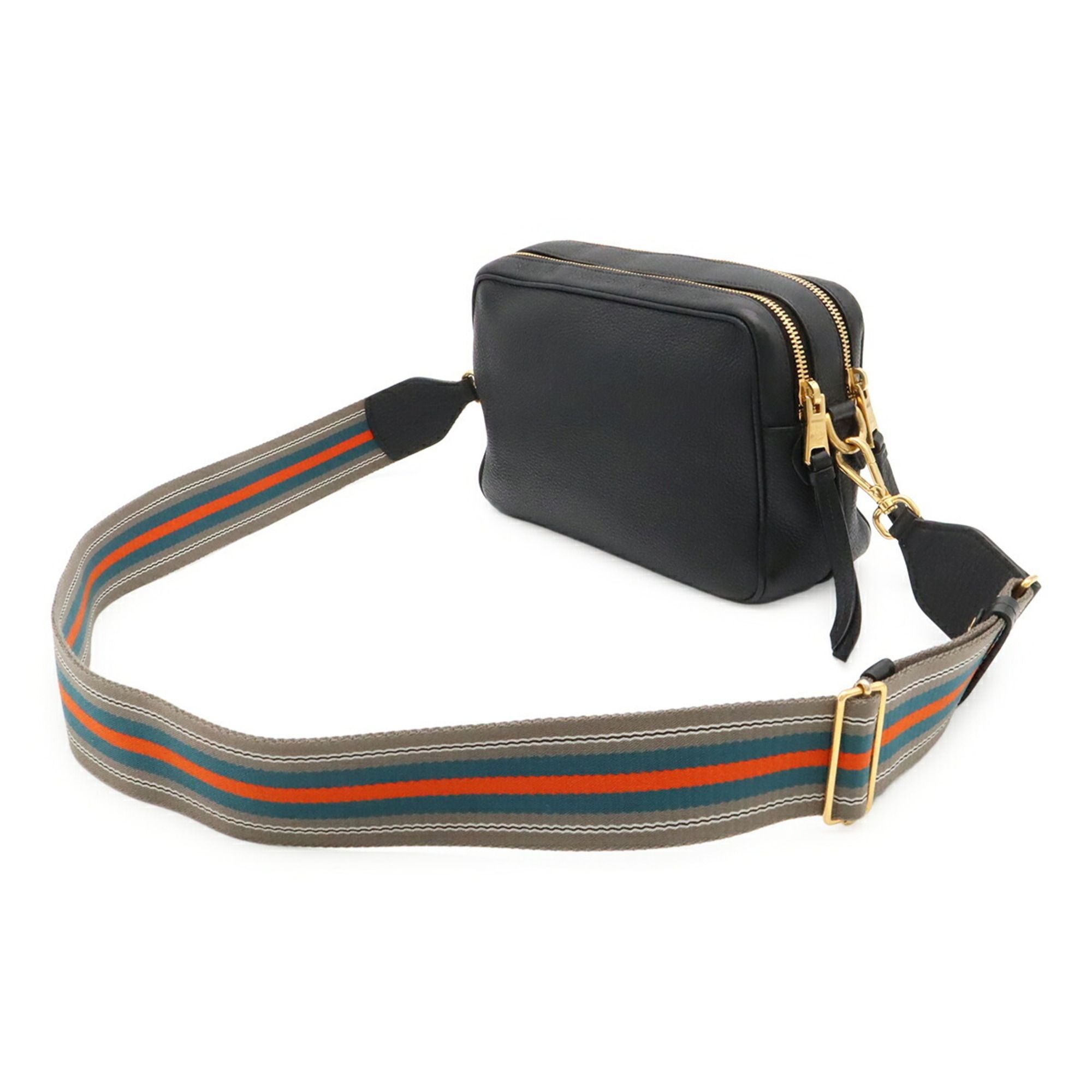 Leather Clutch Bag Shoulder Bag (Pre-Owned) - Prada - Modalova