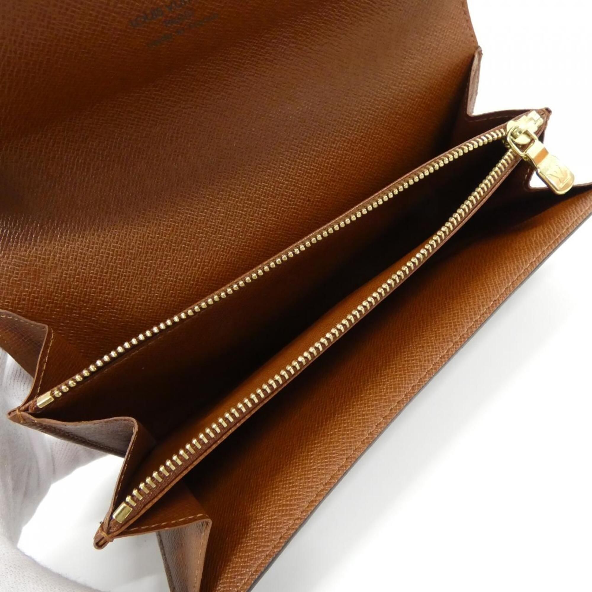 Monogram Coated Canvas Long Wallet (Bi-Fold) (Pre-Owned) - Louis Vuitton - Modalova