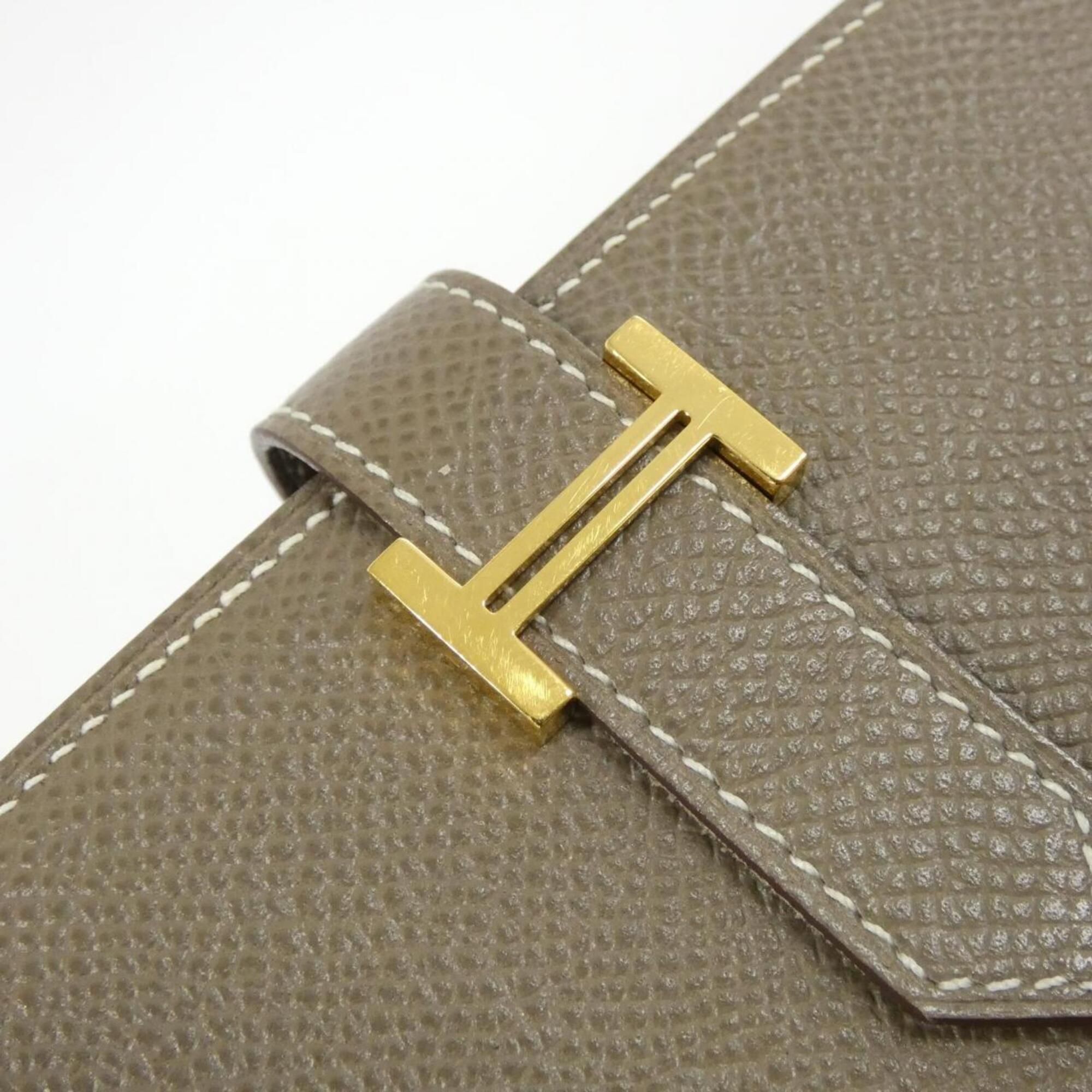 Epsom Leather Long Wallet (Bi-Fold) (Pre-Owned) - Hermes - Modalova