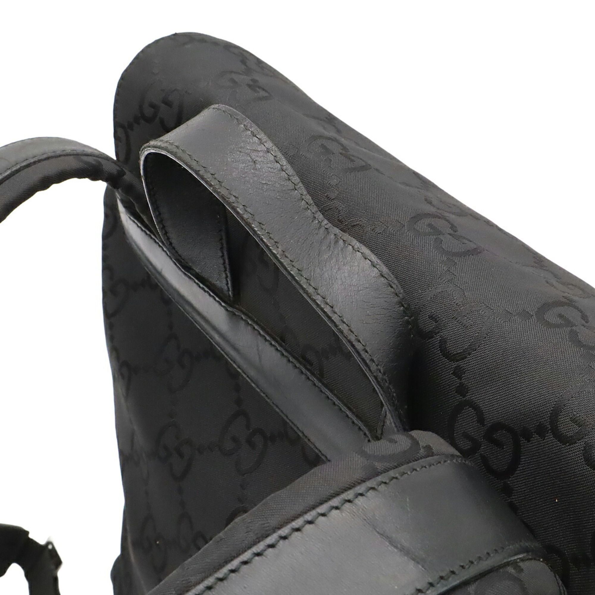 Nylon Leather Backpack (Pre-Owned) - Gucci - Modalova