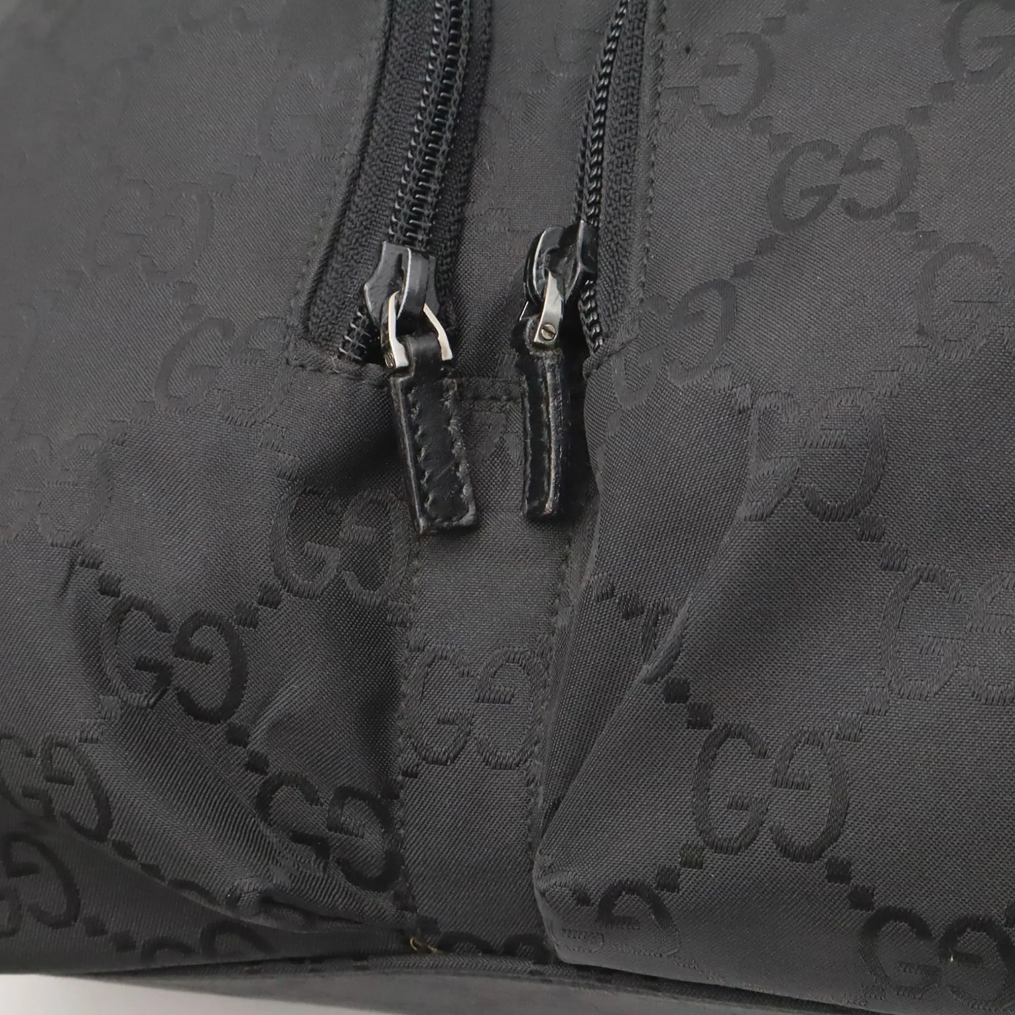 Nylon Leather Backpack (Pre-Owned) - Gucci - Modalova