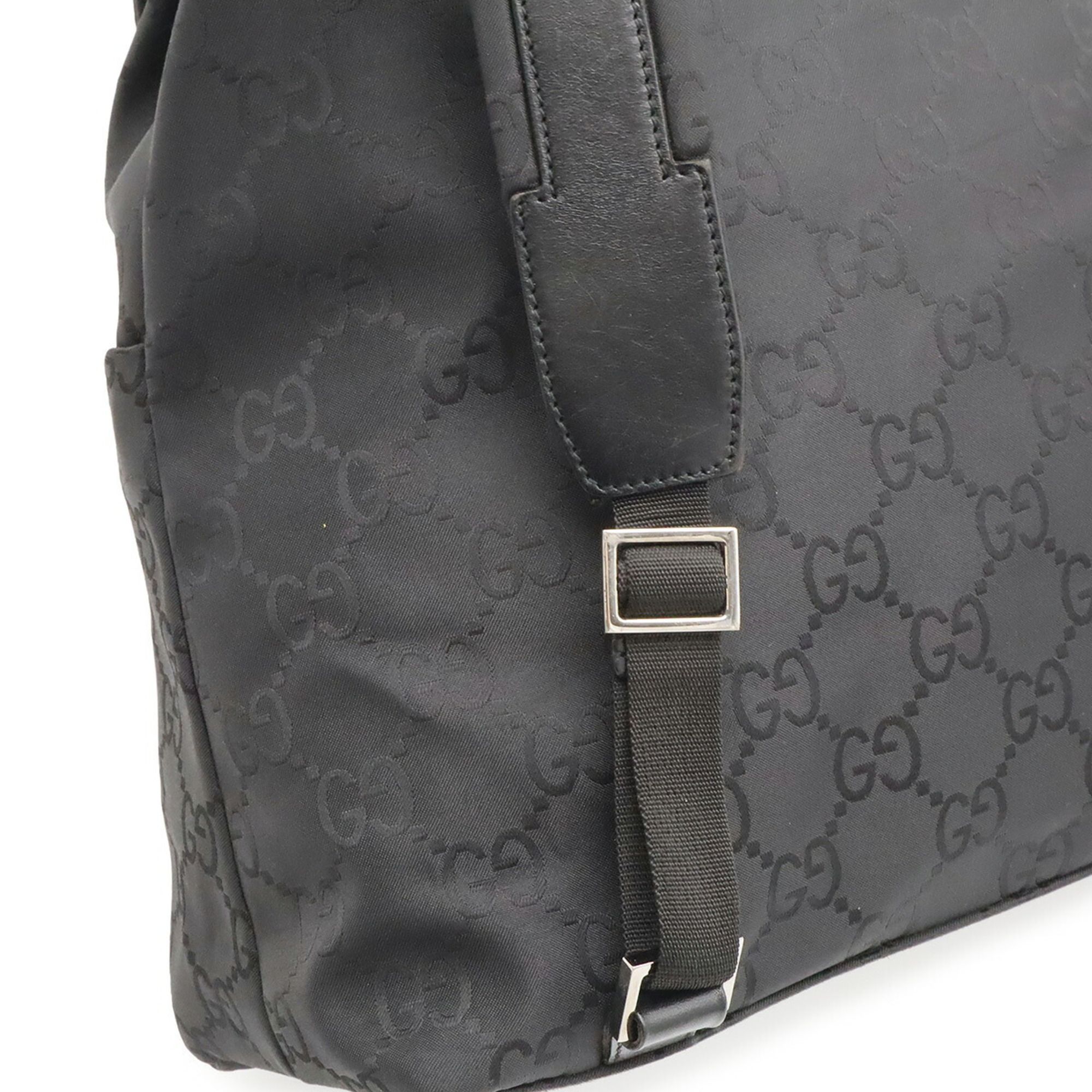 Nylon Leather Backpack (Pre-Owned) - Gucci - Modalova