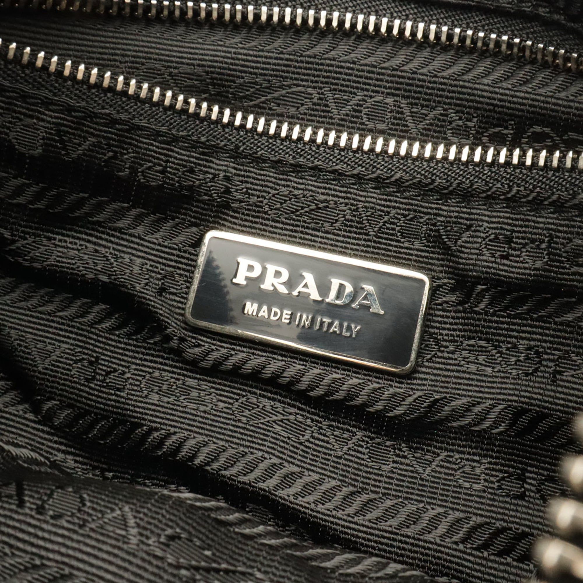 Nylon Leather Shoulder Bag (Pre-Owned) - Prada - Modalova