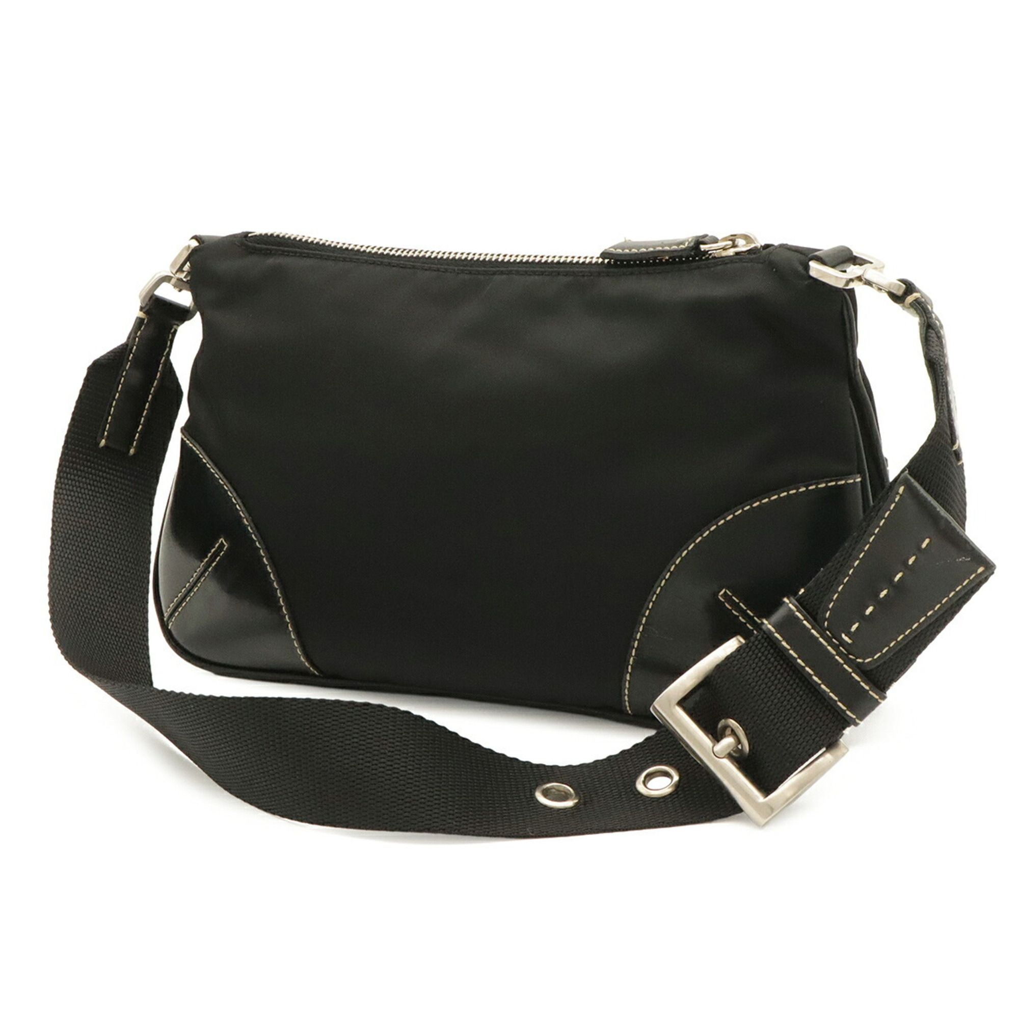 Nylon Leather Shoulder Bag (Pre-Owned) - Prada - Modalova