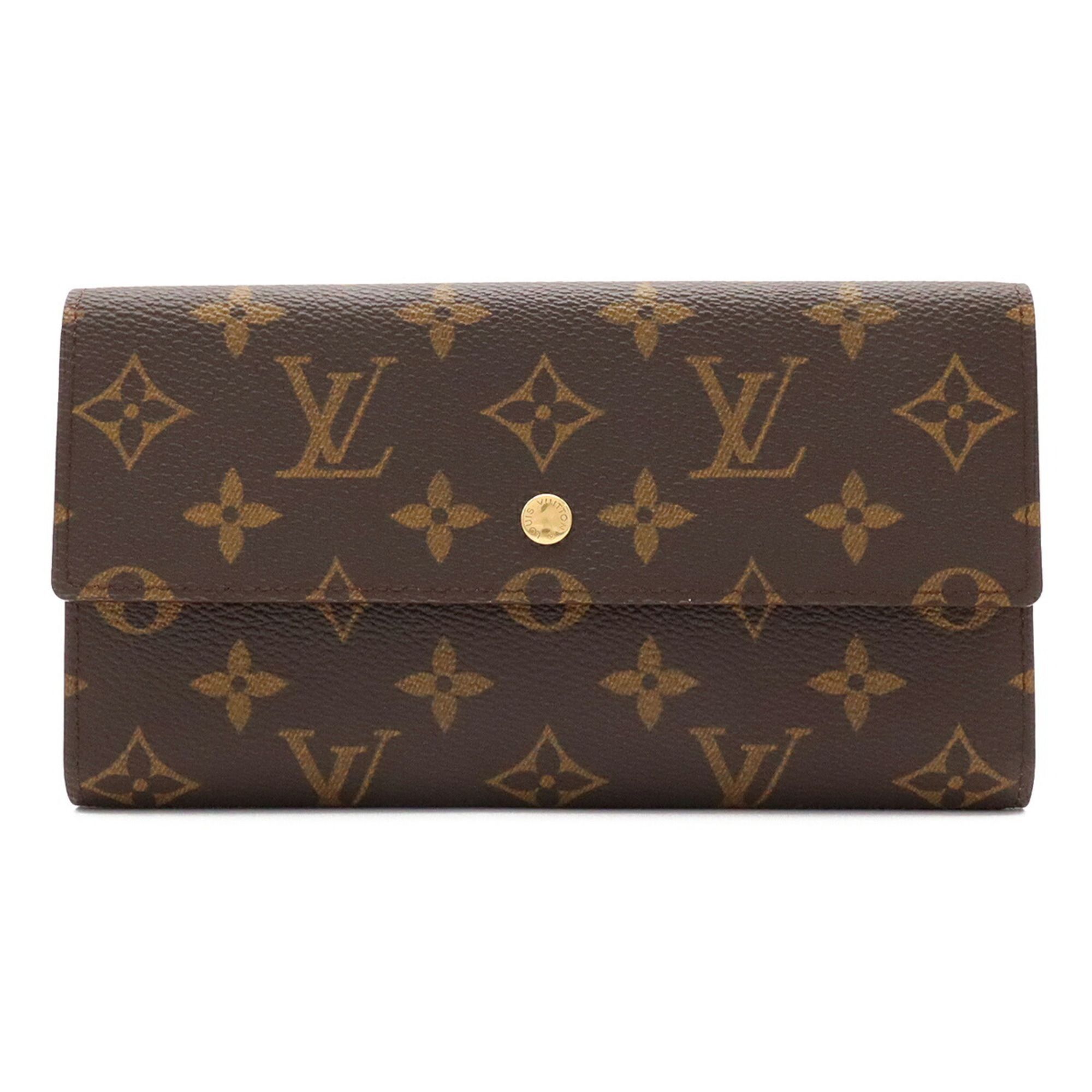 Monogram Canvas Long Wallet (Tri-Fold) (Pre-Owned) - Louis Vuitton - Modalova