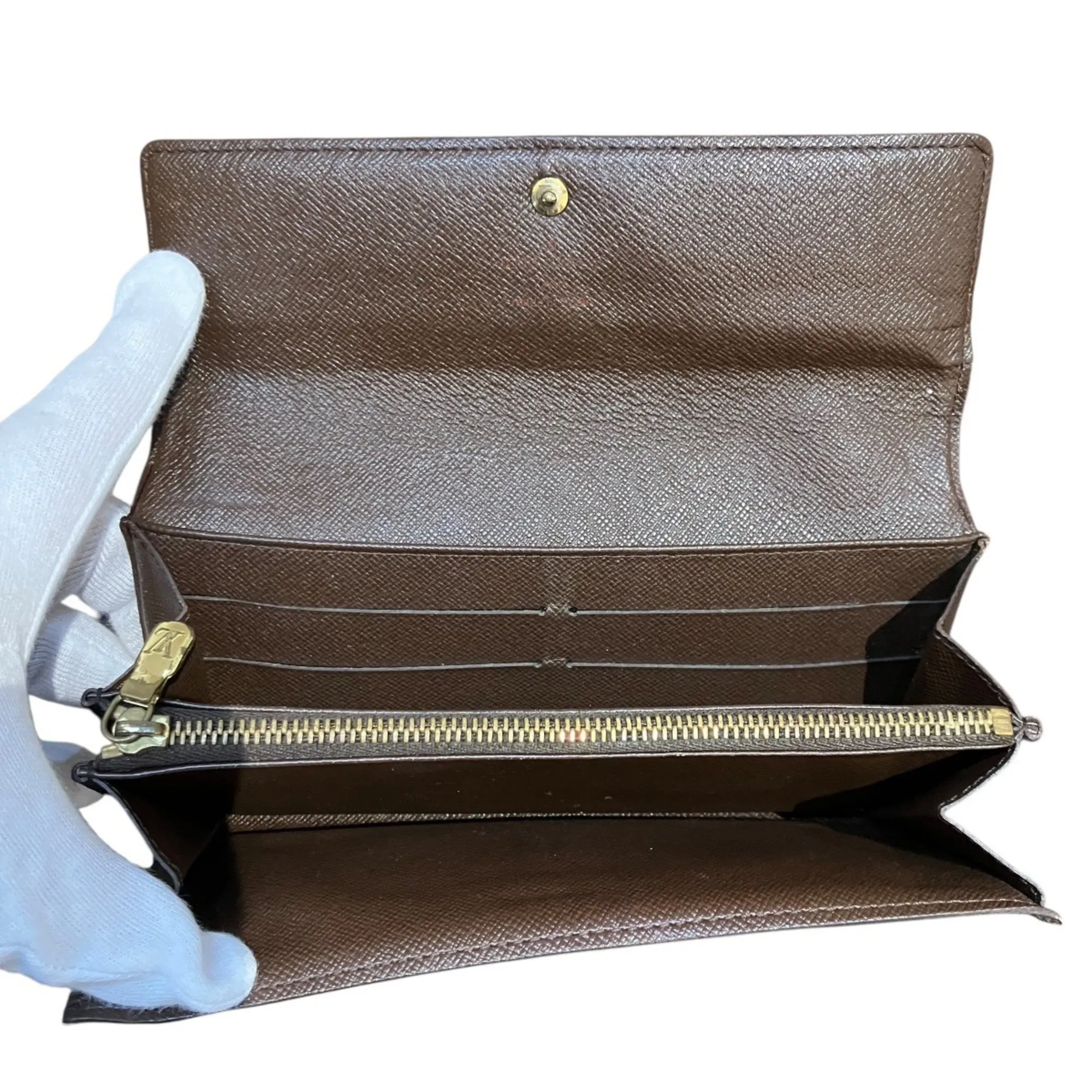 Damier Long Wallet (Bi-Fold) (Pre-Owned) - Louis Vuitton - Modalova