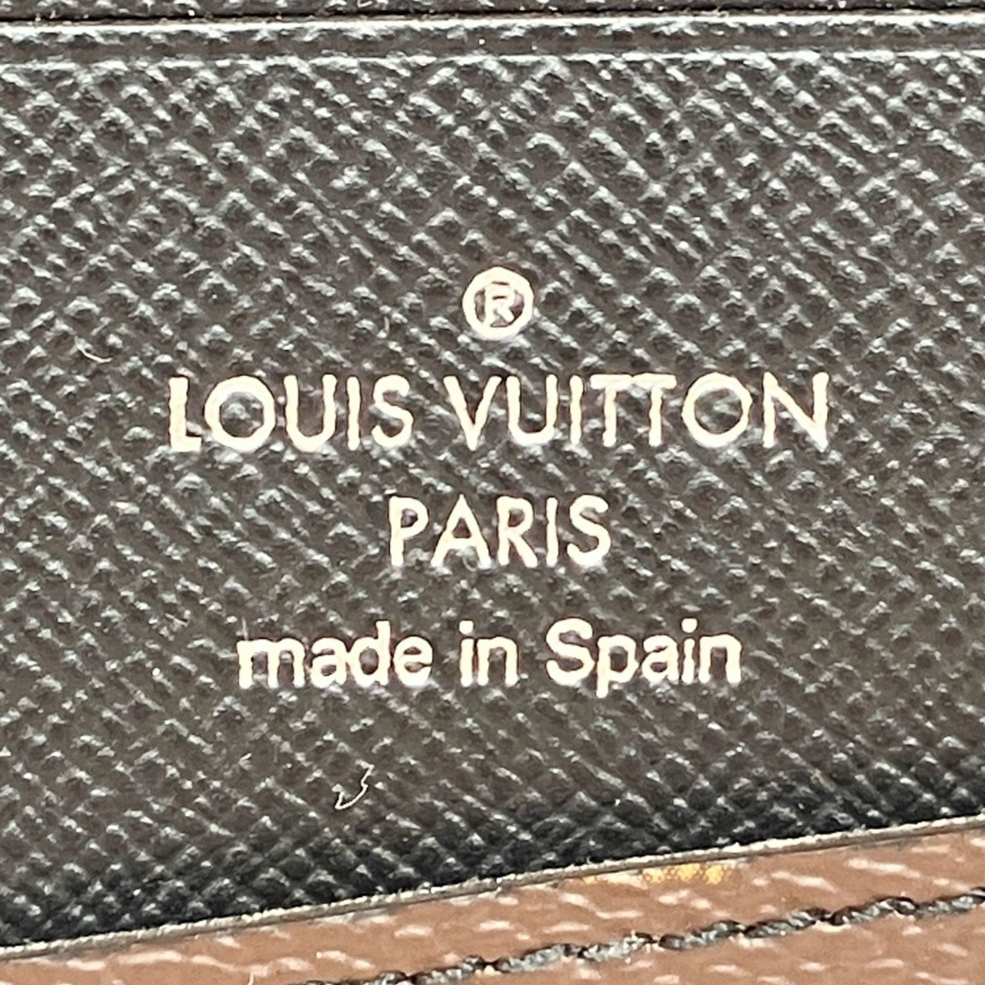Canvas Leather Long Wallet (Bi-Fold) (Pre-Owned) - Louis Vuitton - Modalova