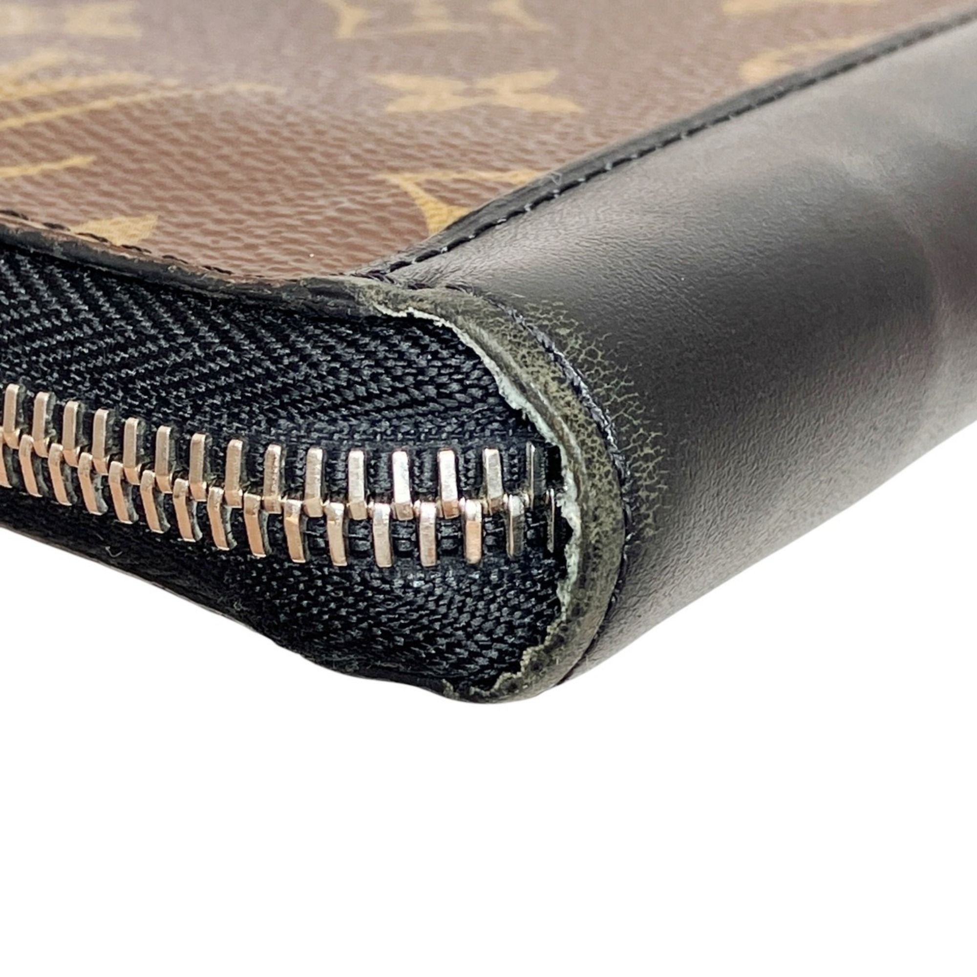 Canvas Leather Long Wallet (Bi-Fold) (Pre-Owned) - Louis Vuitton - Modalova