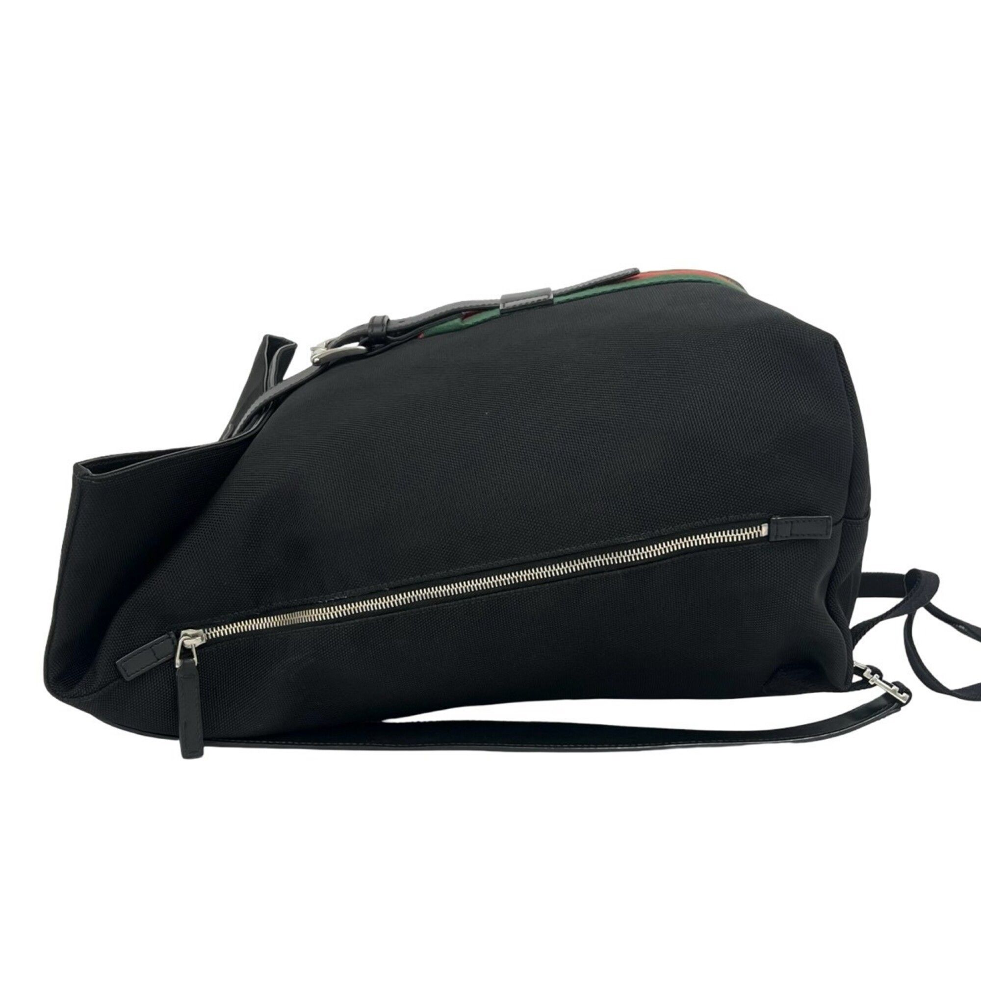 Canvas Leather Backpack (Pre-Owned) - Gucci - Modalova