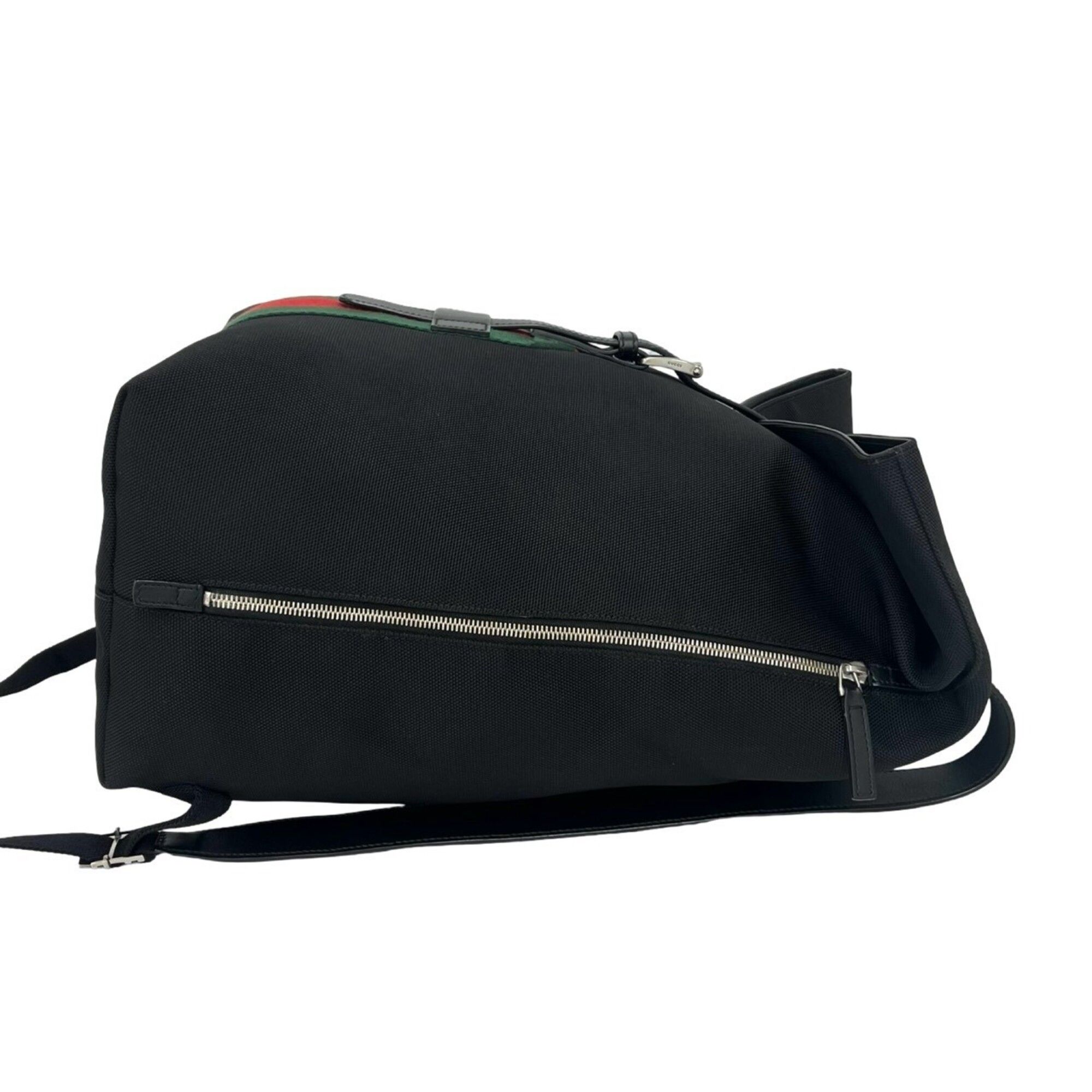 Canvas Leather Backpack (Pre-Owned) - Gucci - Modalova