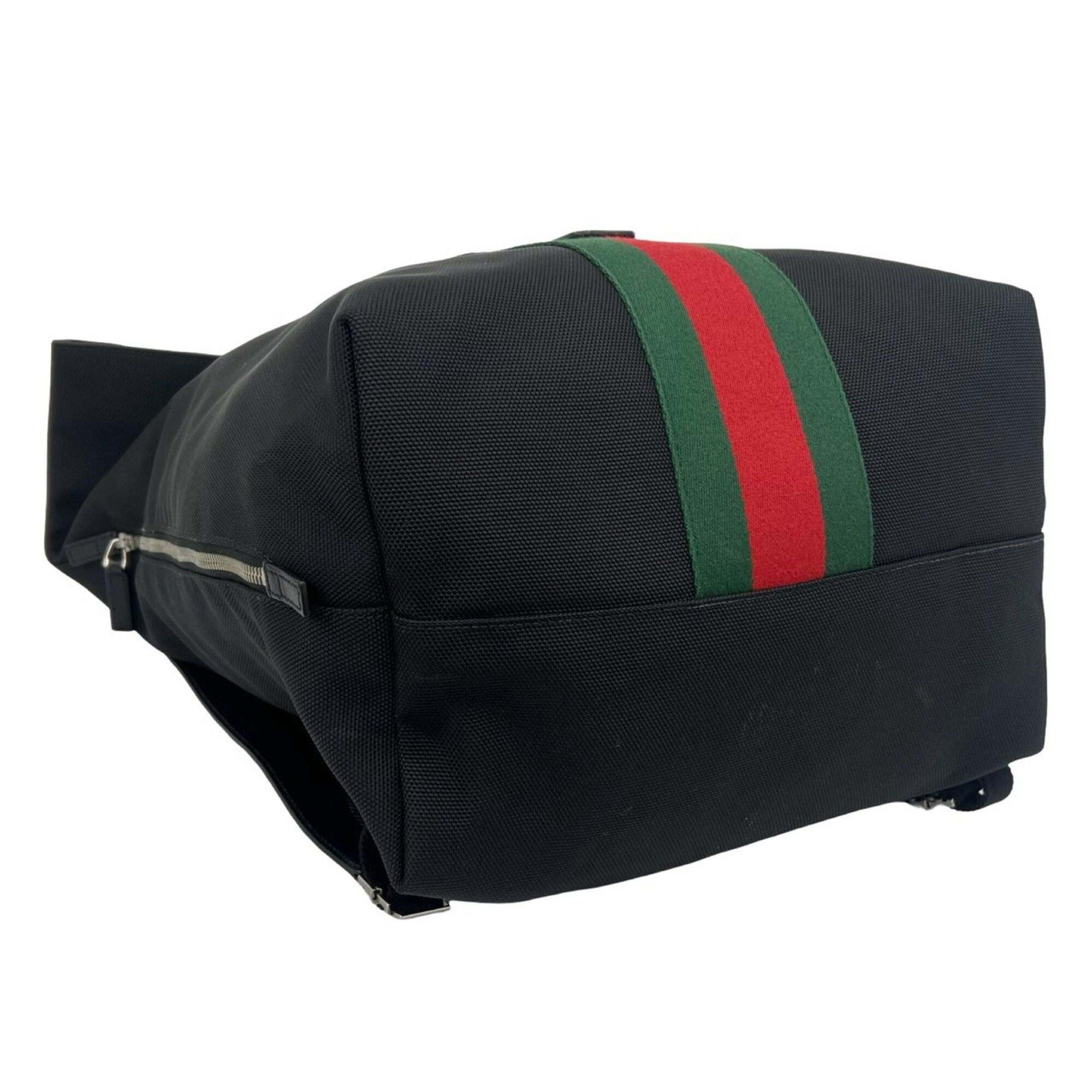 Canvas Leather Backpack (Pre-Owned) - Gucci - Modalova