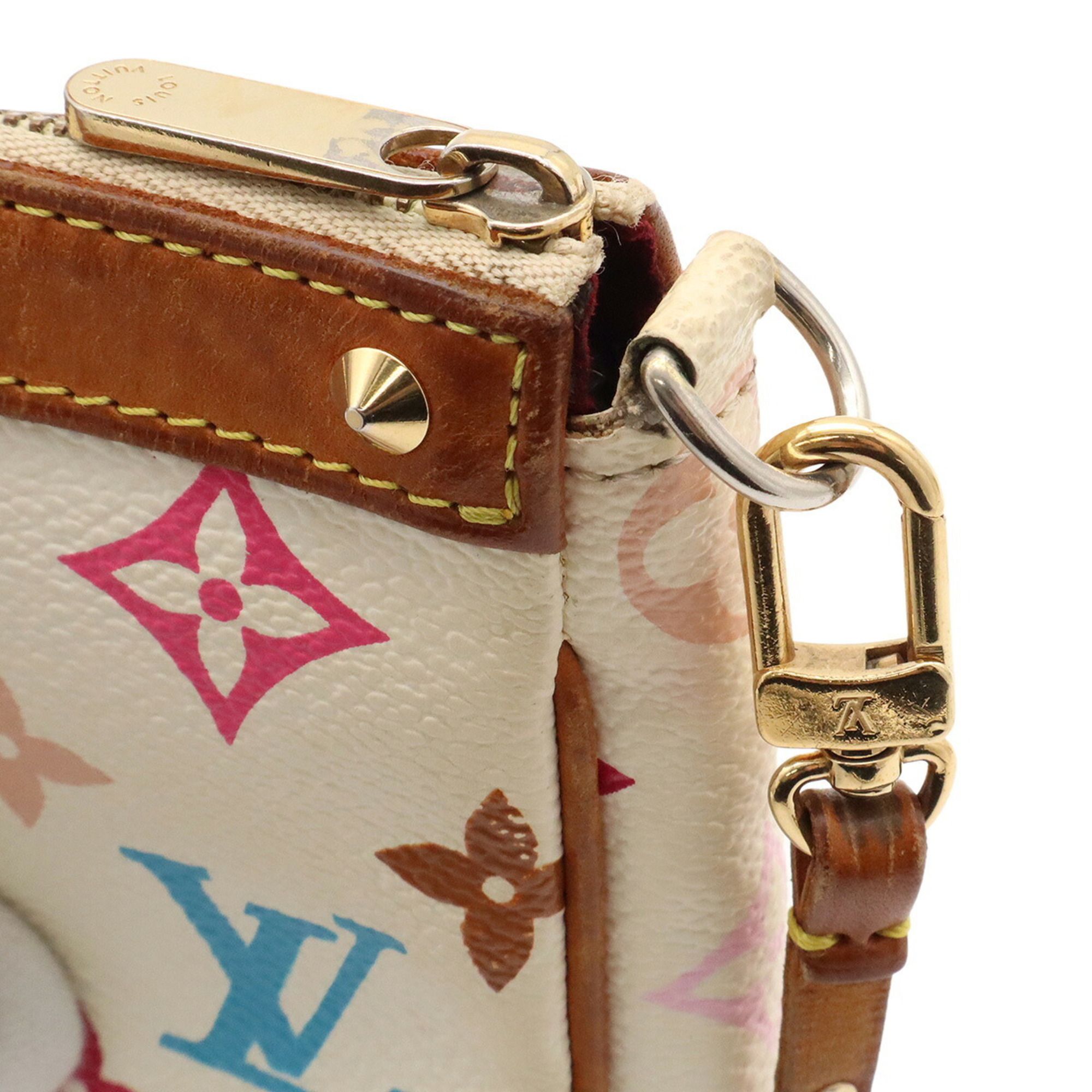 Monogram Multicolore Pvc Handbag Pochette (Pre-Owned) - Louis Vuitton - Modalova
