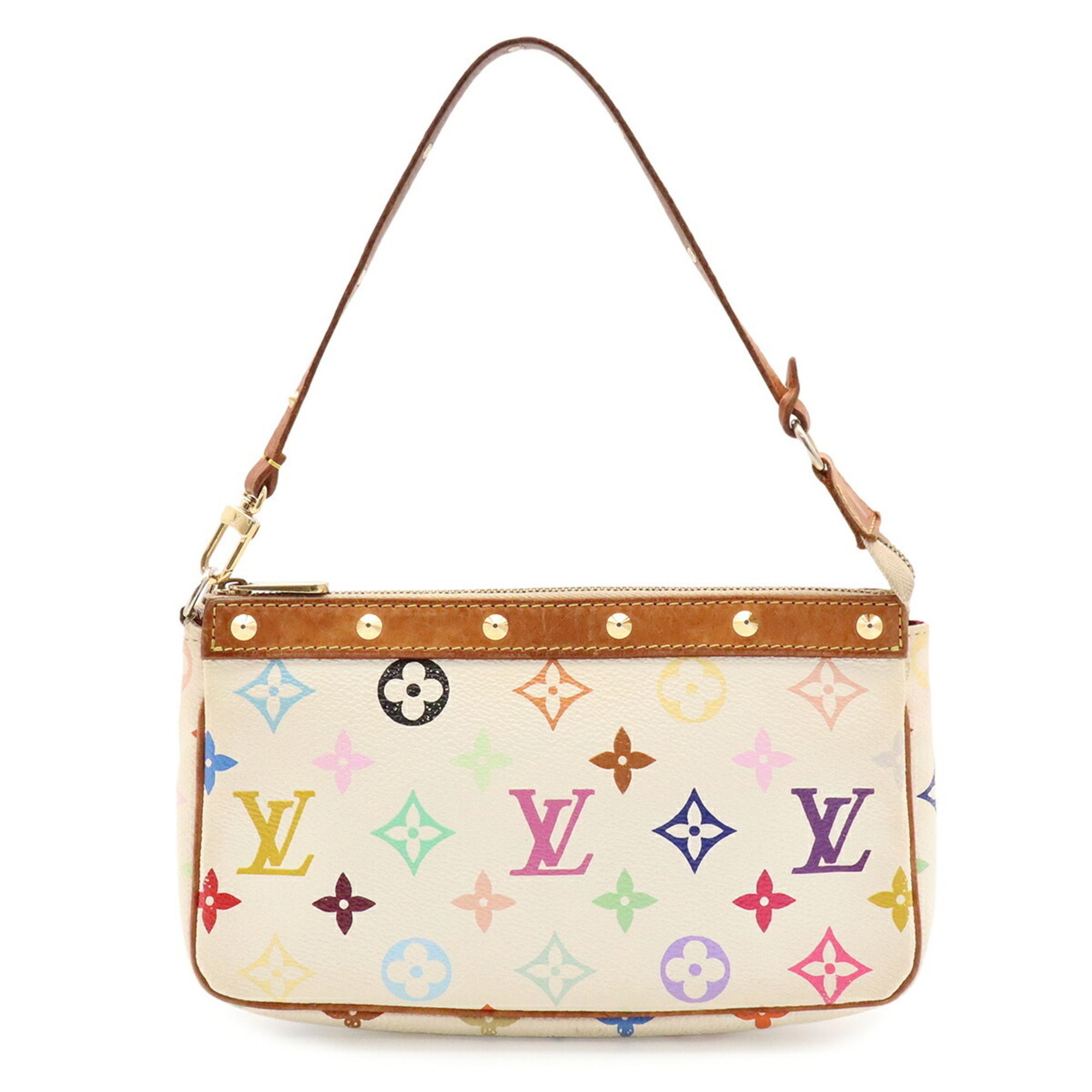 Monogram Multicolore Pvc Handbag Pochette (Pre-Owned) - Louis Vuitton - Modalova