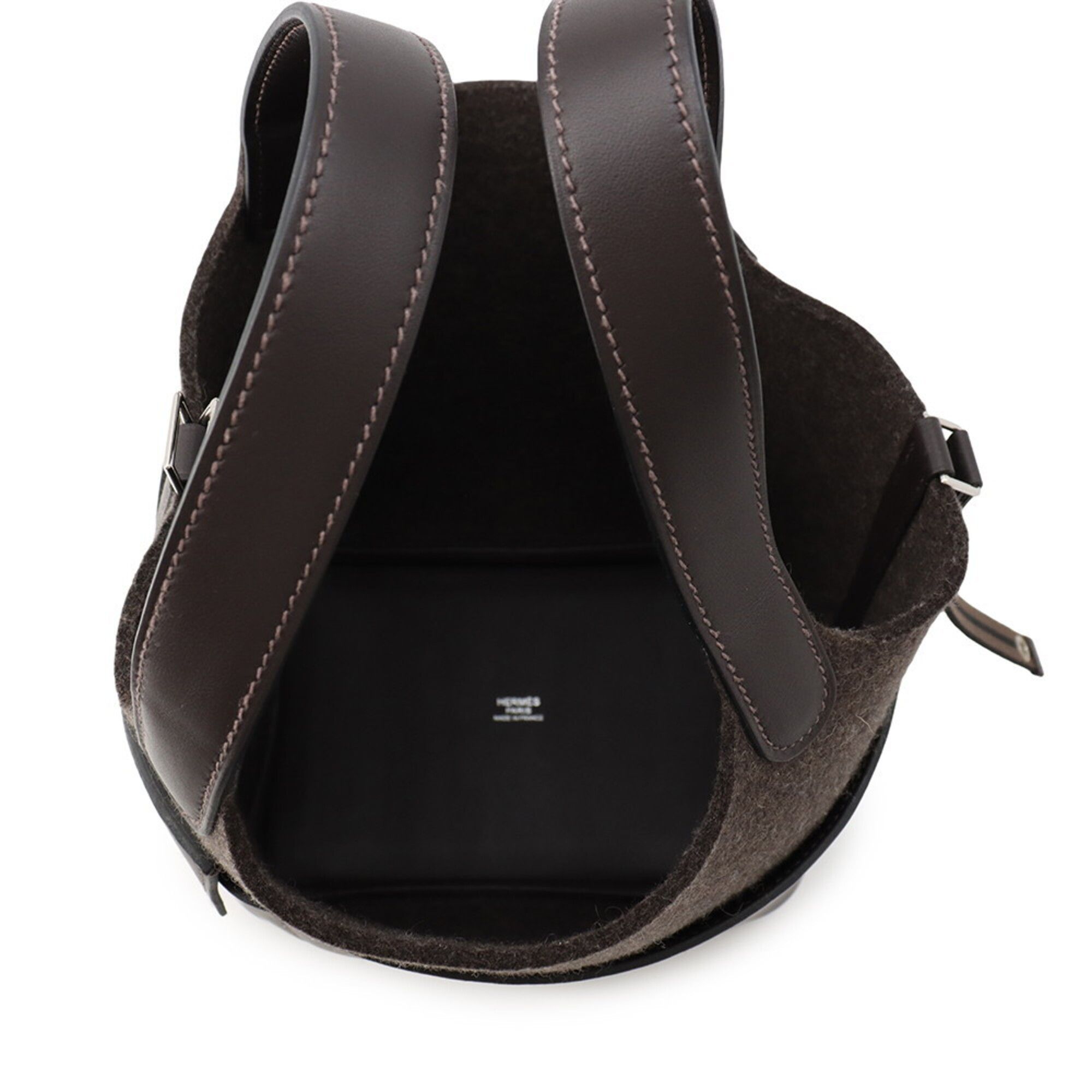 Swift Leather Felt Handbag (Pre-Owned) - Hermes - Modalova