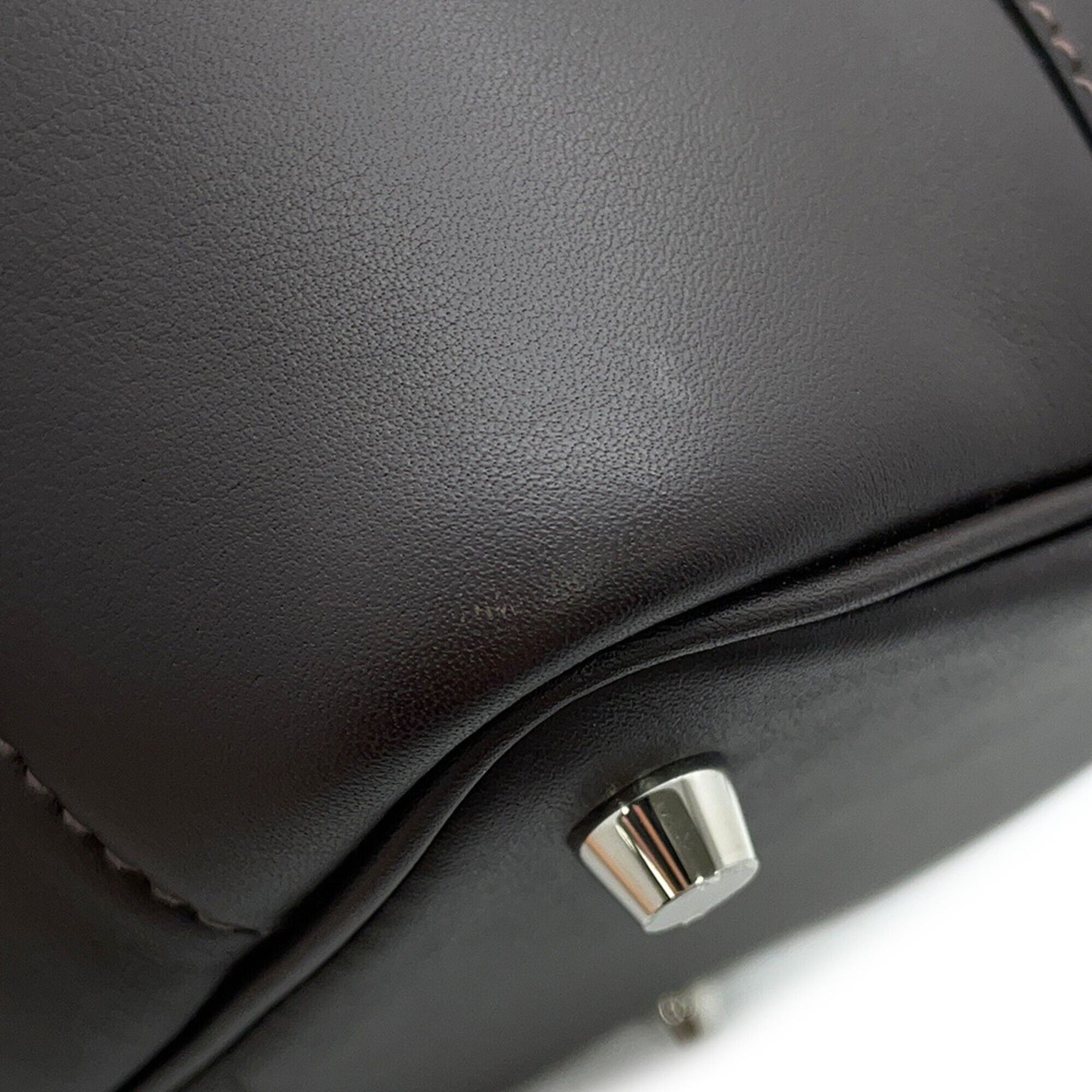 Swift Leather Felt Handbag (Pre-Owned) - Hermes - Modalova