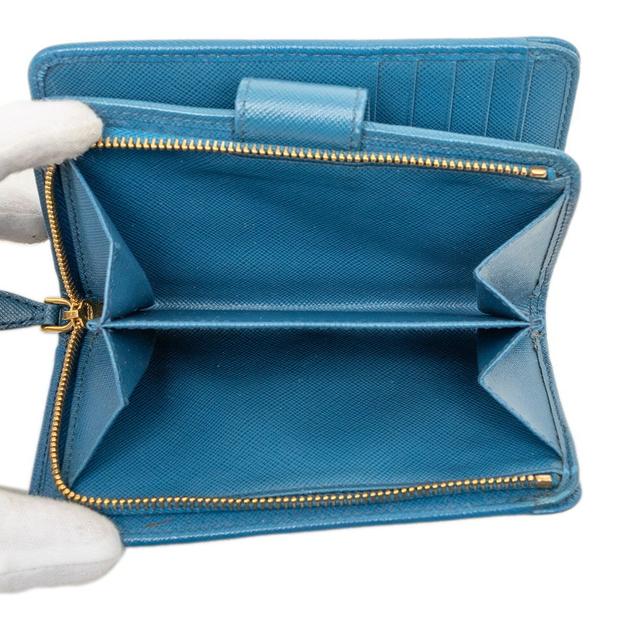 Leather Wallet (Bi-Fold) (Pre-Owned) - Prada - Modalova