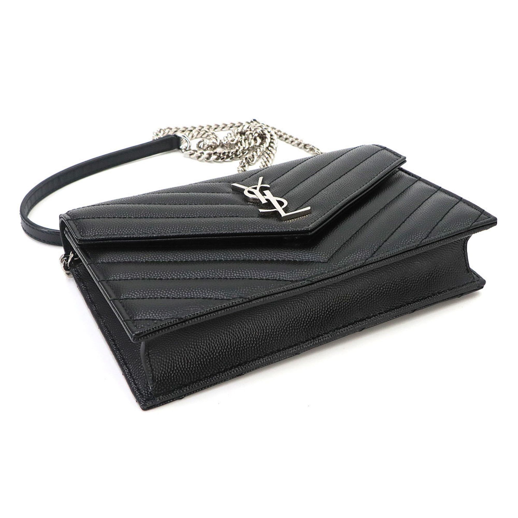 Leather Chain/Shoulder Wallet (Pre-Owned) - Saint Laurent - Modalova