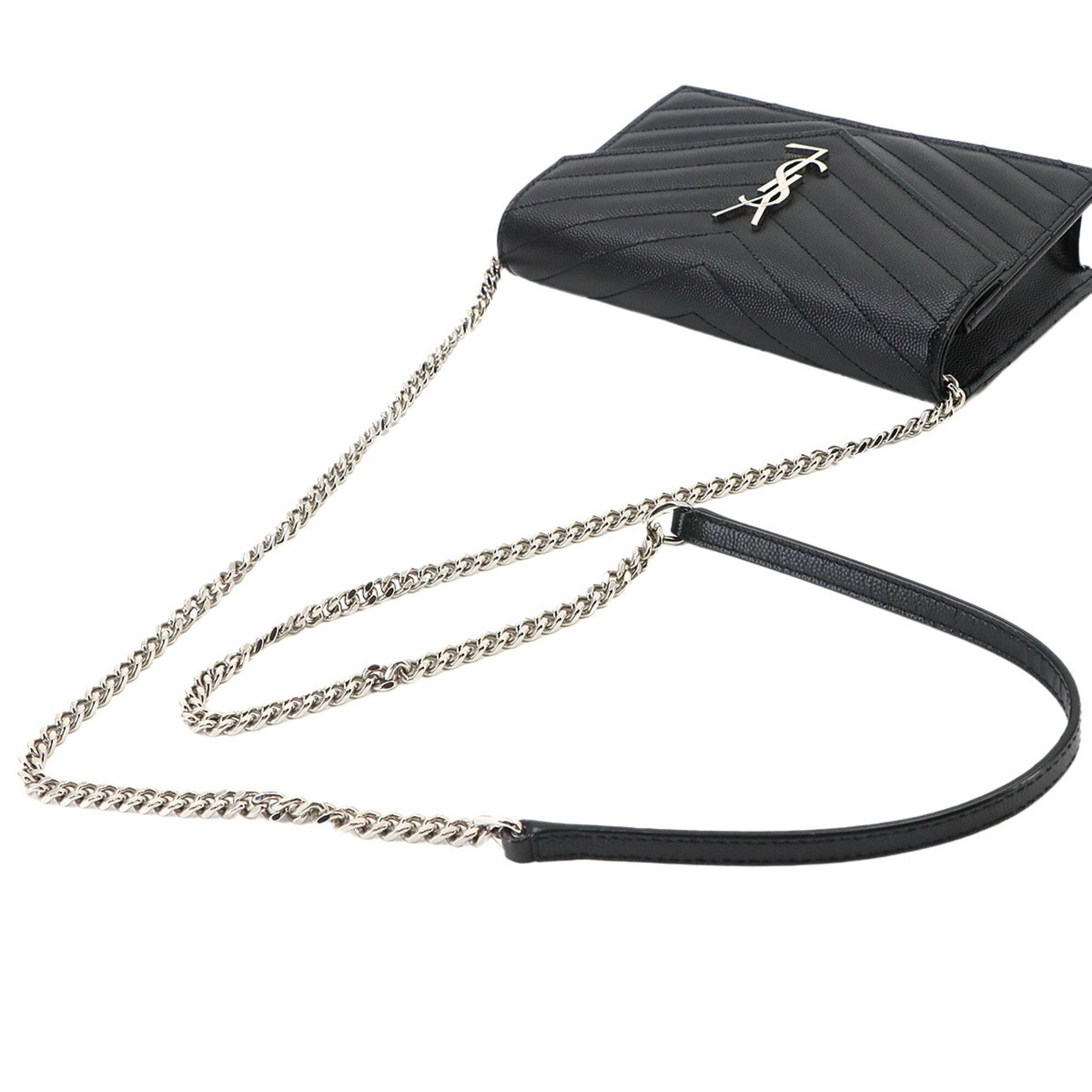 Leather Chain/Shoulder Wallet (Pre-Owned) - Saint Laurent - Modalova