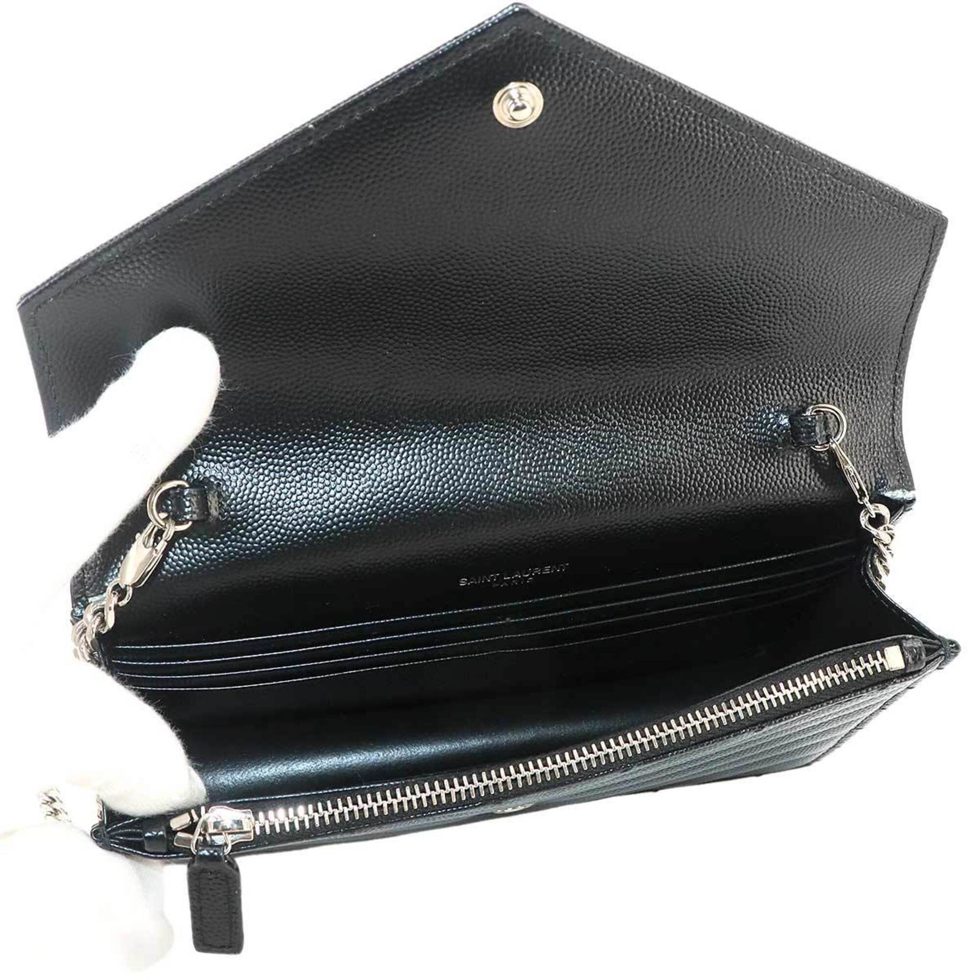 Leather Chain/Shoulder Wallet (Pre-Owned) - Saint Laurent - Modalova