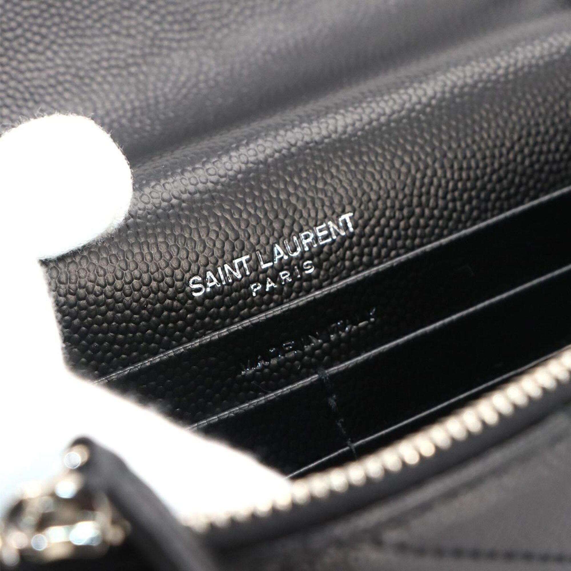 Leather Chain/Shoulder Wallet (Pre-Owned) - Saint Laurent - Modalova
