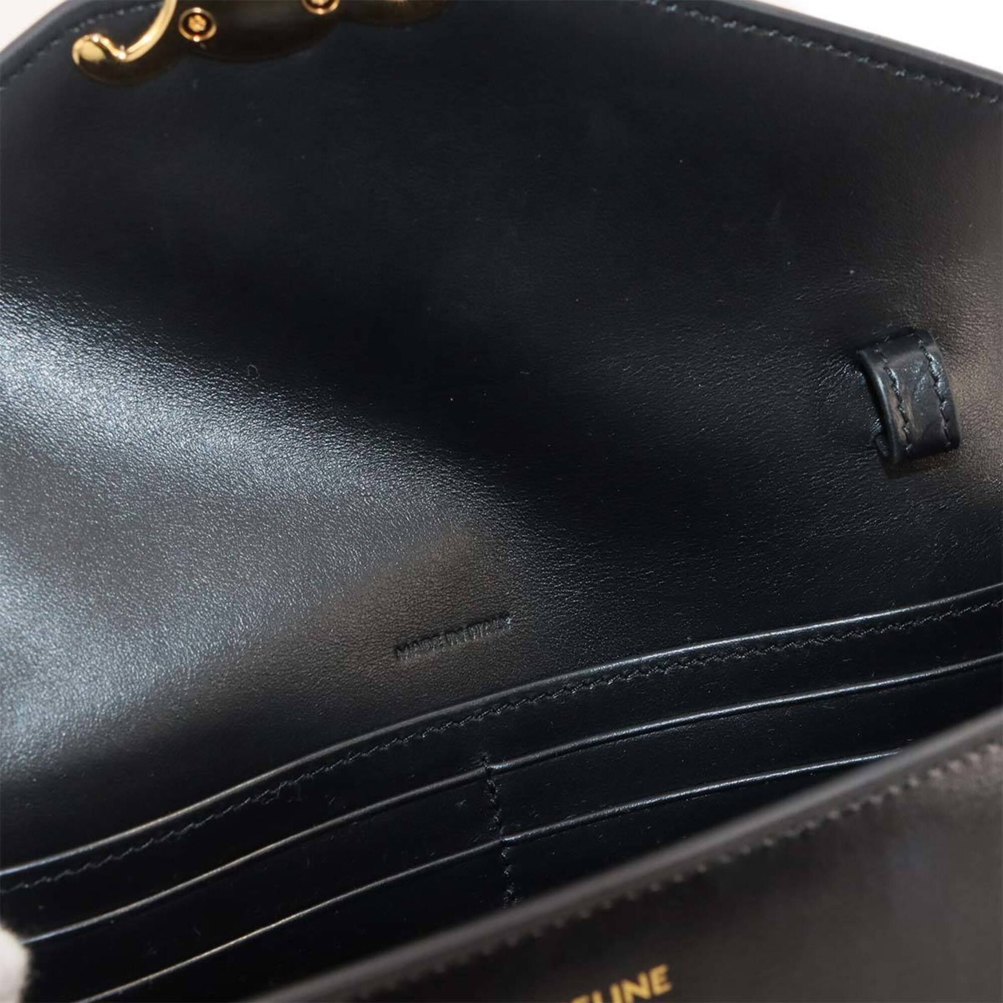 Leather Chain/Shoulder Wallet (Pre-Owned) - Celine - Modalova