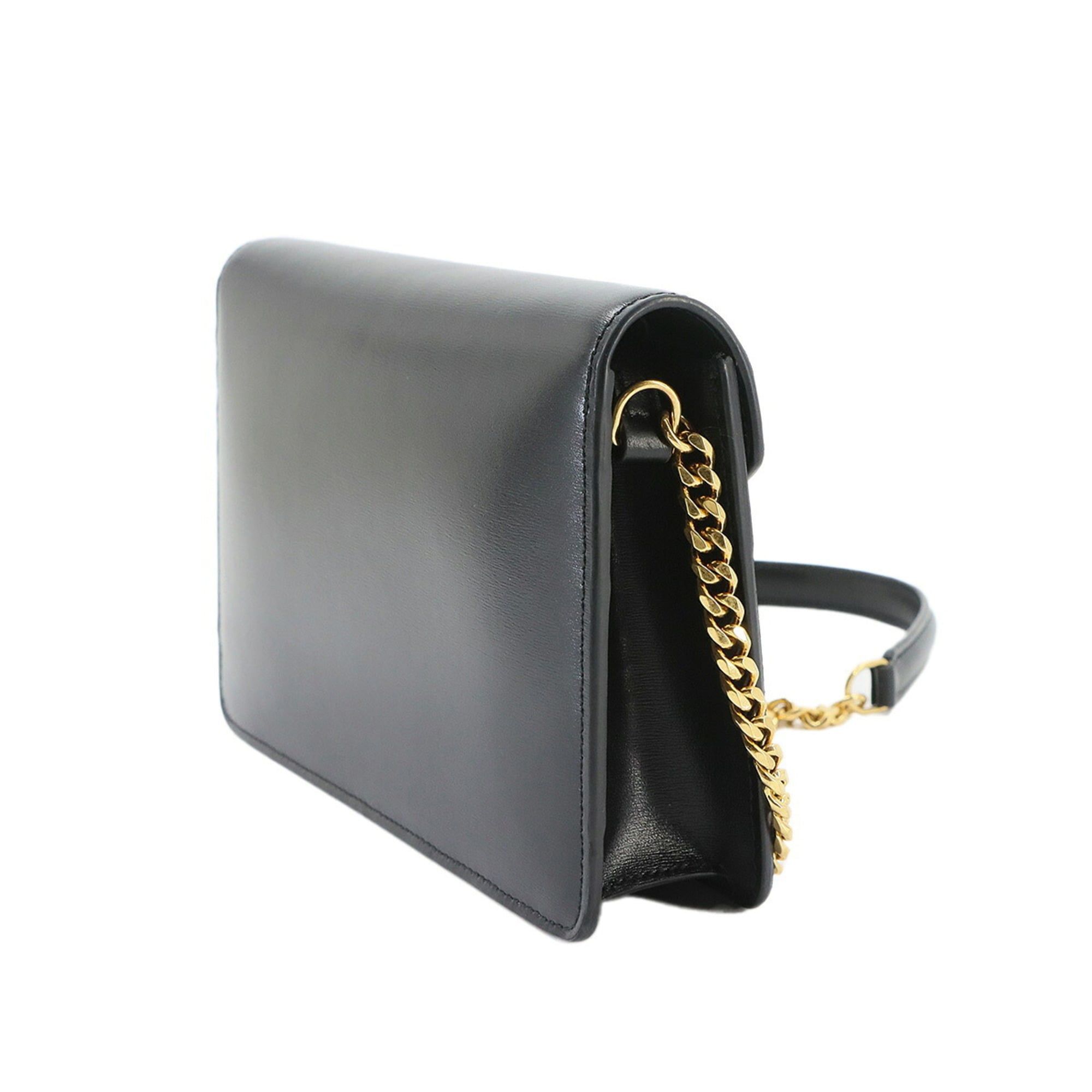 Leather Chain/Shoulder Wallet (Pre-Owned) - Celine - Modalova