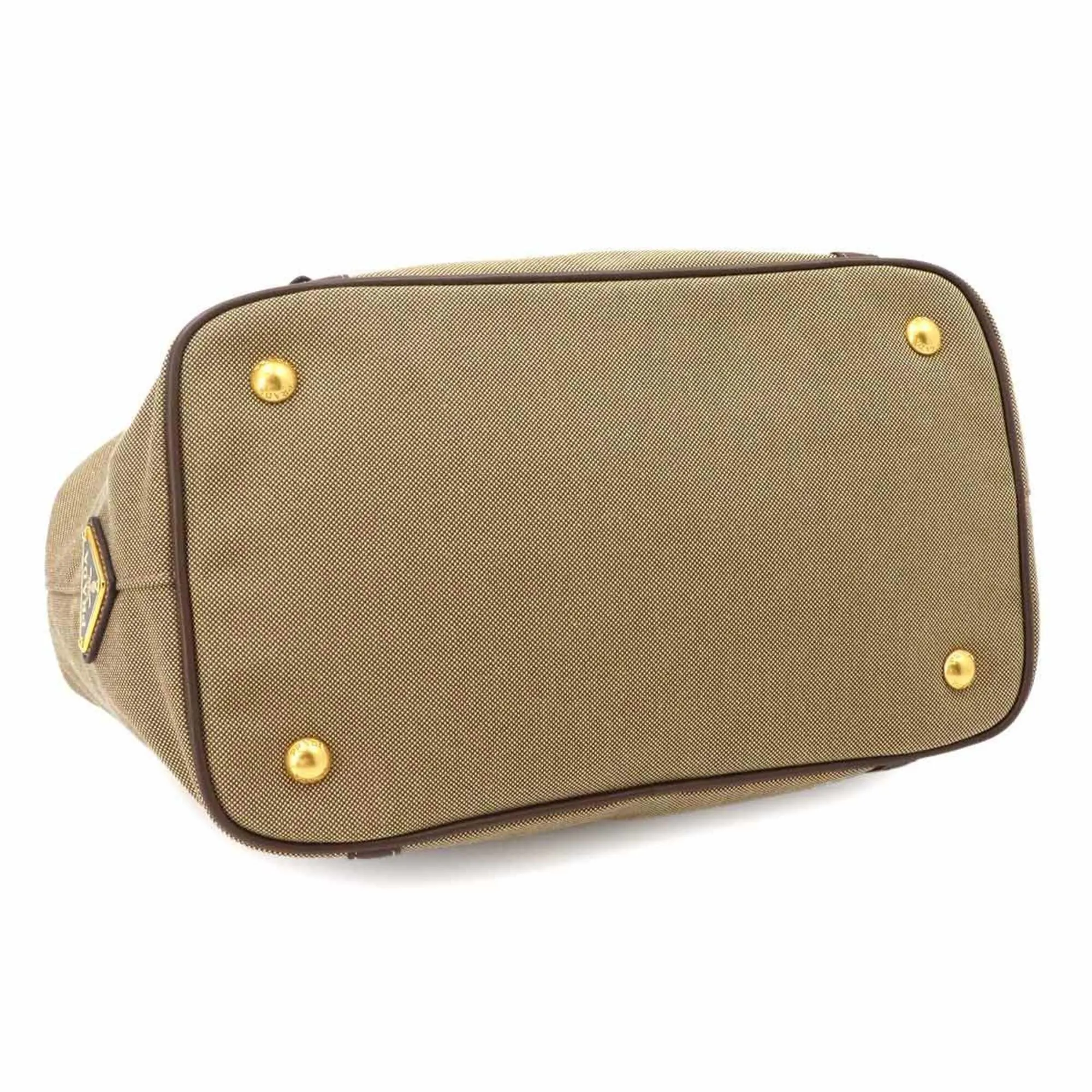 Canvas Leather Handbag (Pre-Owned) - Prada - Modalova