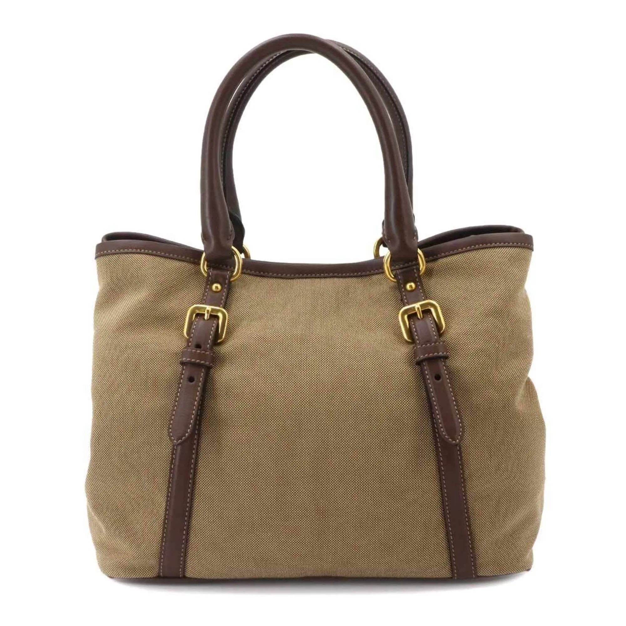 Canvas Leather Handbag (Pre-Owned) - Prada - Modalova