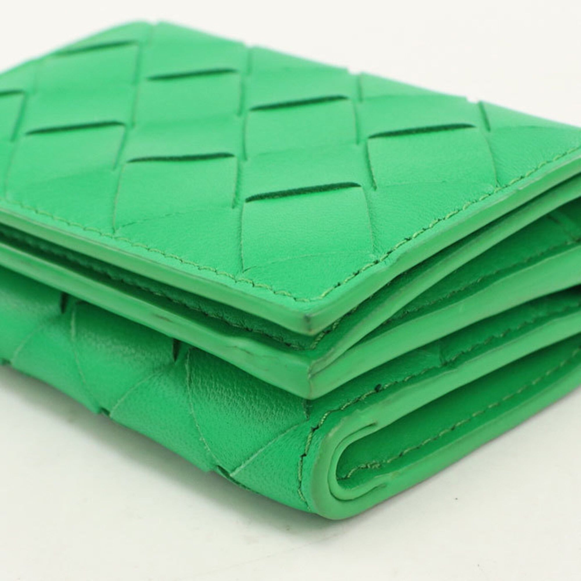 Leather Wallet (Tri-Fold) (Pre-Owned) - Bottega Veneta - Modalova