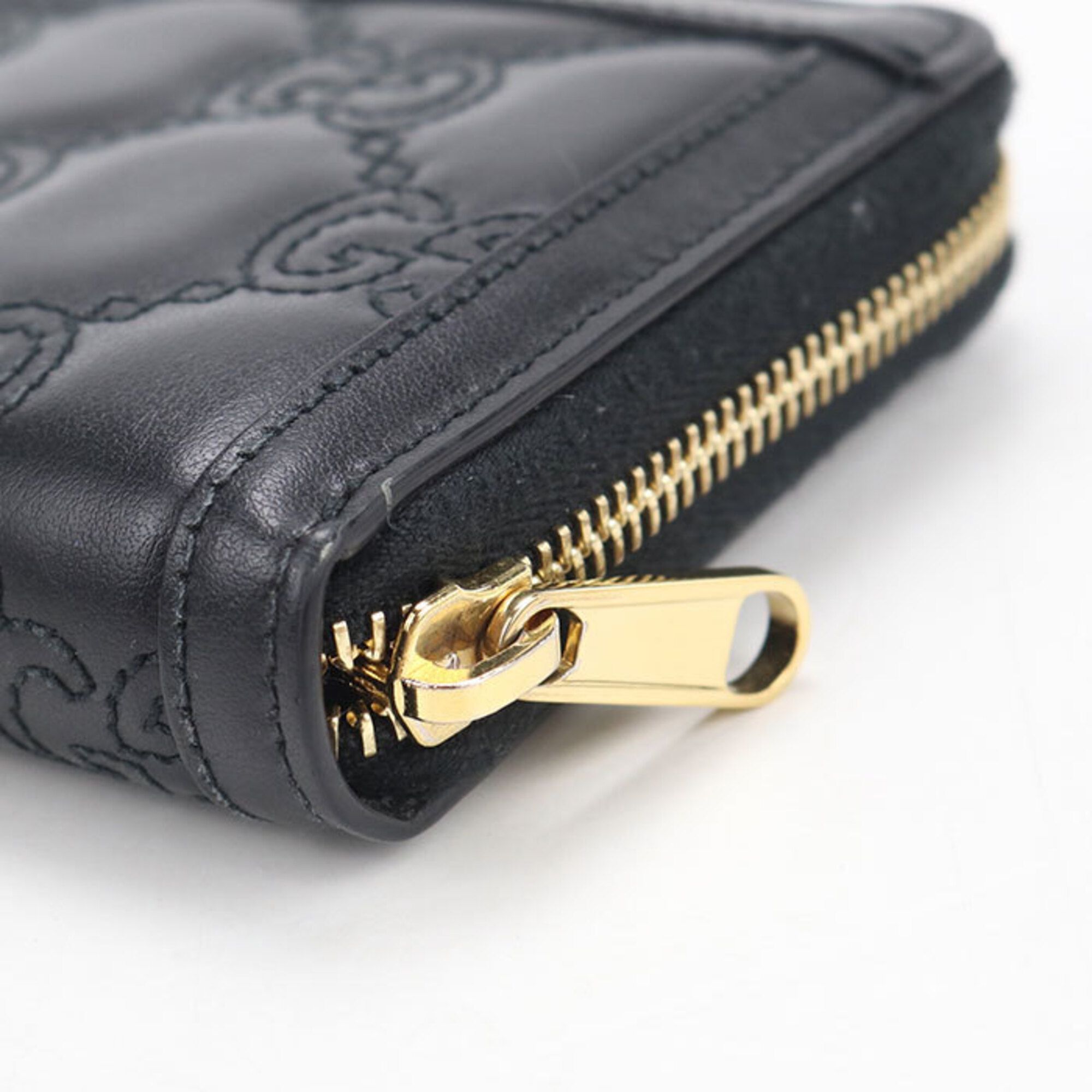 Leather Long Wallet (Bi-Fold) (Pre-Owned) - Gucci - Modalova
