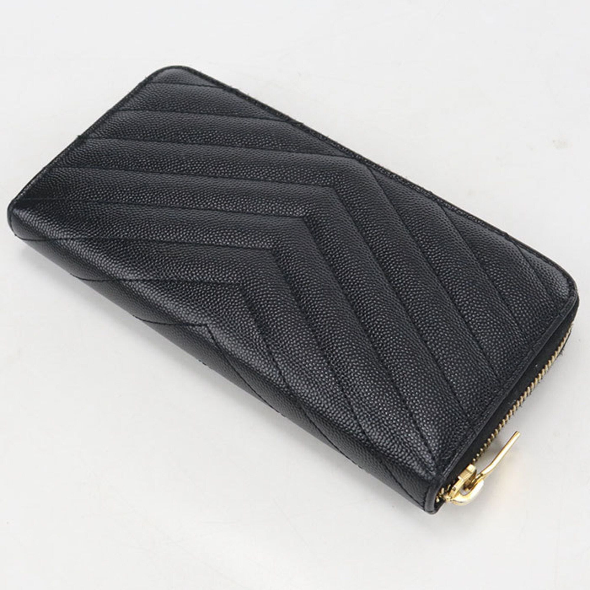 Leather Long Wallet (Bi-Fold) (Pre-Owned) - Saint Laurent - Modalova