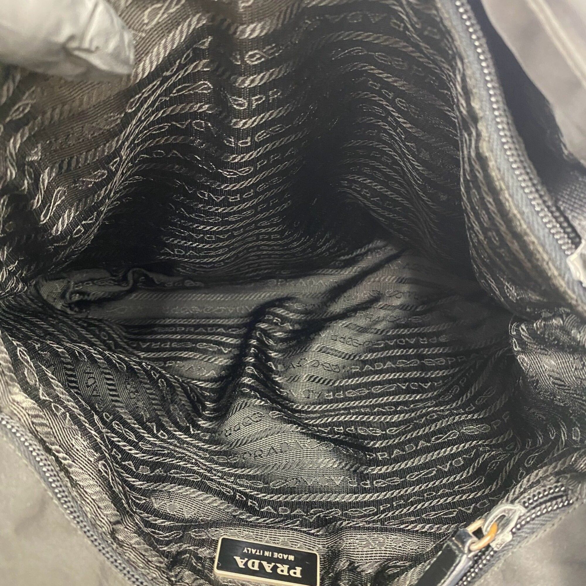 Nylon Leather Pochette Shoulder Bag (Pre-Owned) - Prada - Modalova