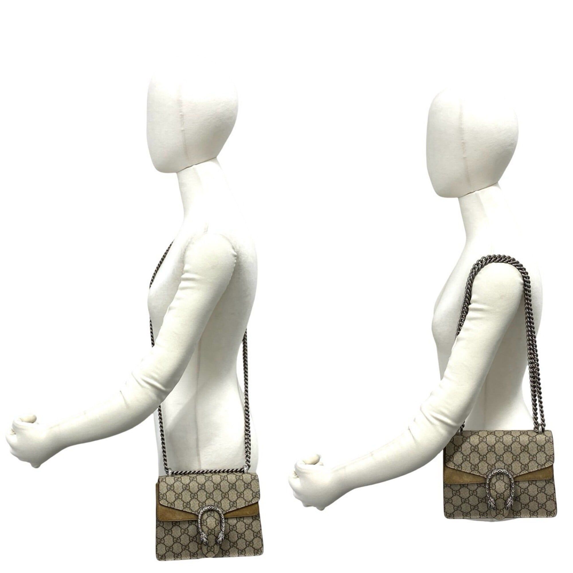 Suede Elastane Pochette Shoulder Bag (Pre-Owned) - Gucci - Modalova