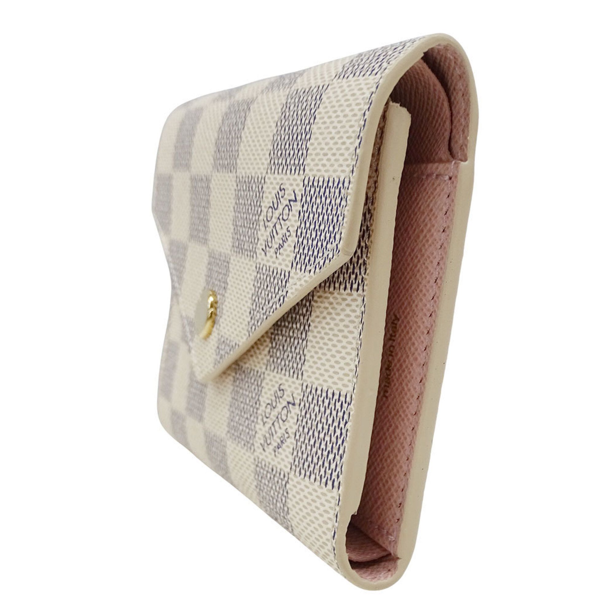 Damier Azur Wallet (Tri-Fold) (Pre-Owned) - Louis Vuitton - Modalova