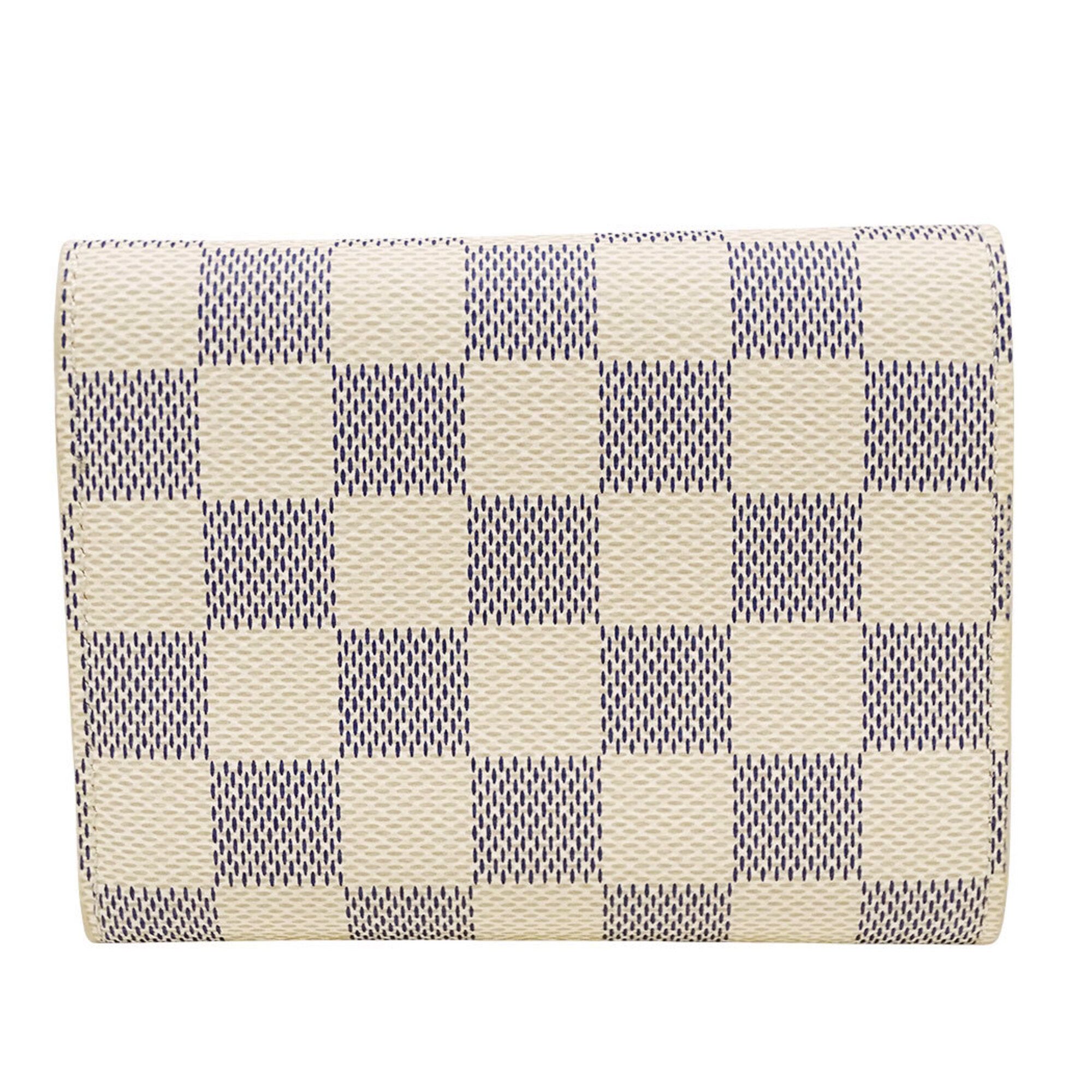 Damier Azur Wallet (Tri-Fold) (Pre-Owned) - Louis Vuitton - Modalova