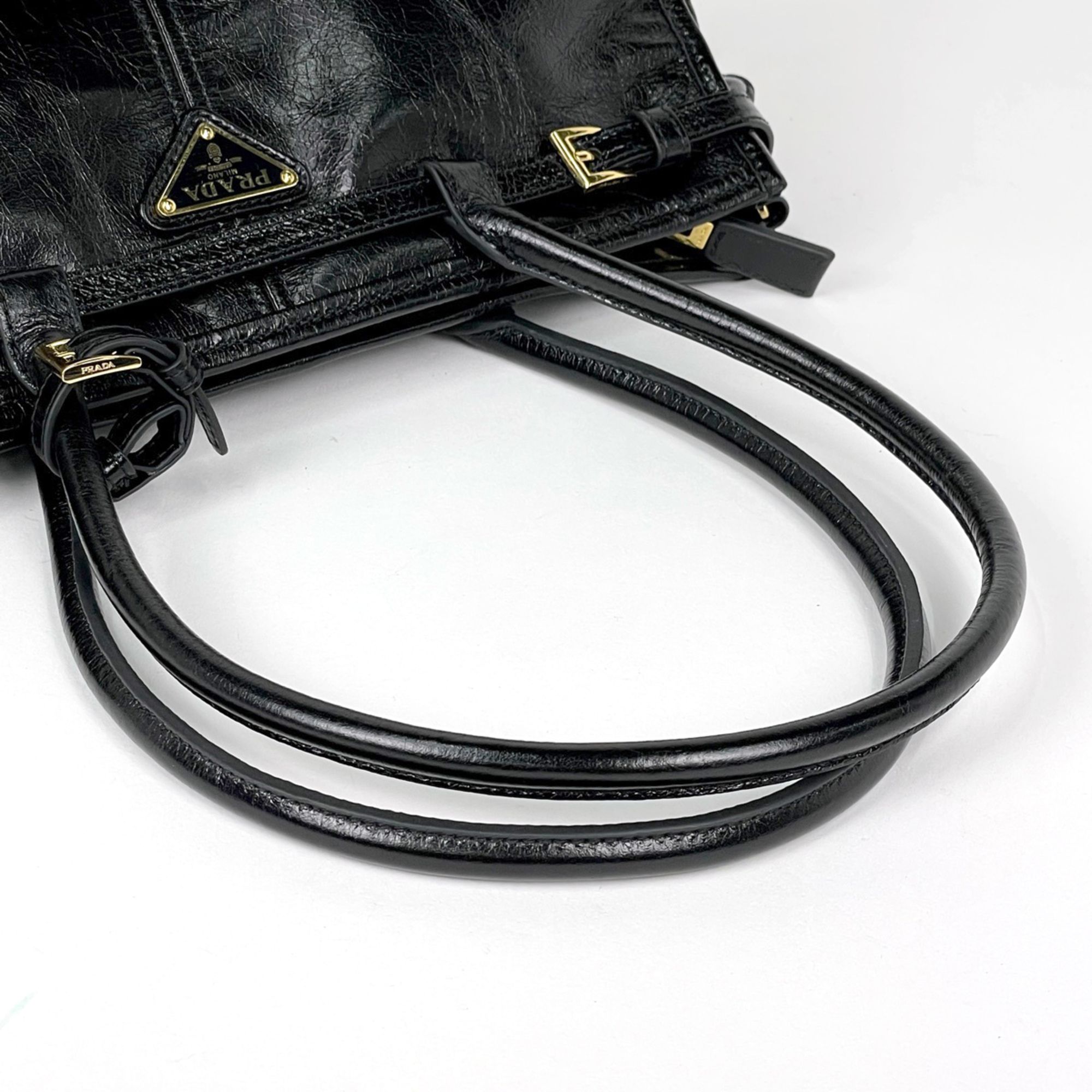 Leather Handbag (Pre-Owned) - Prada - Modalova