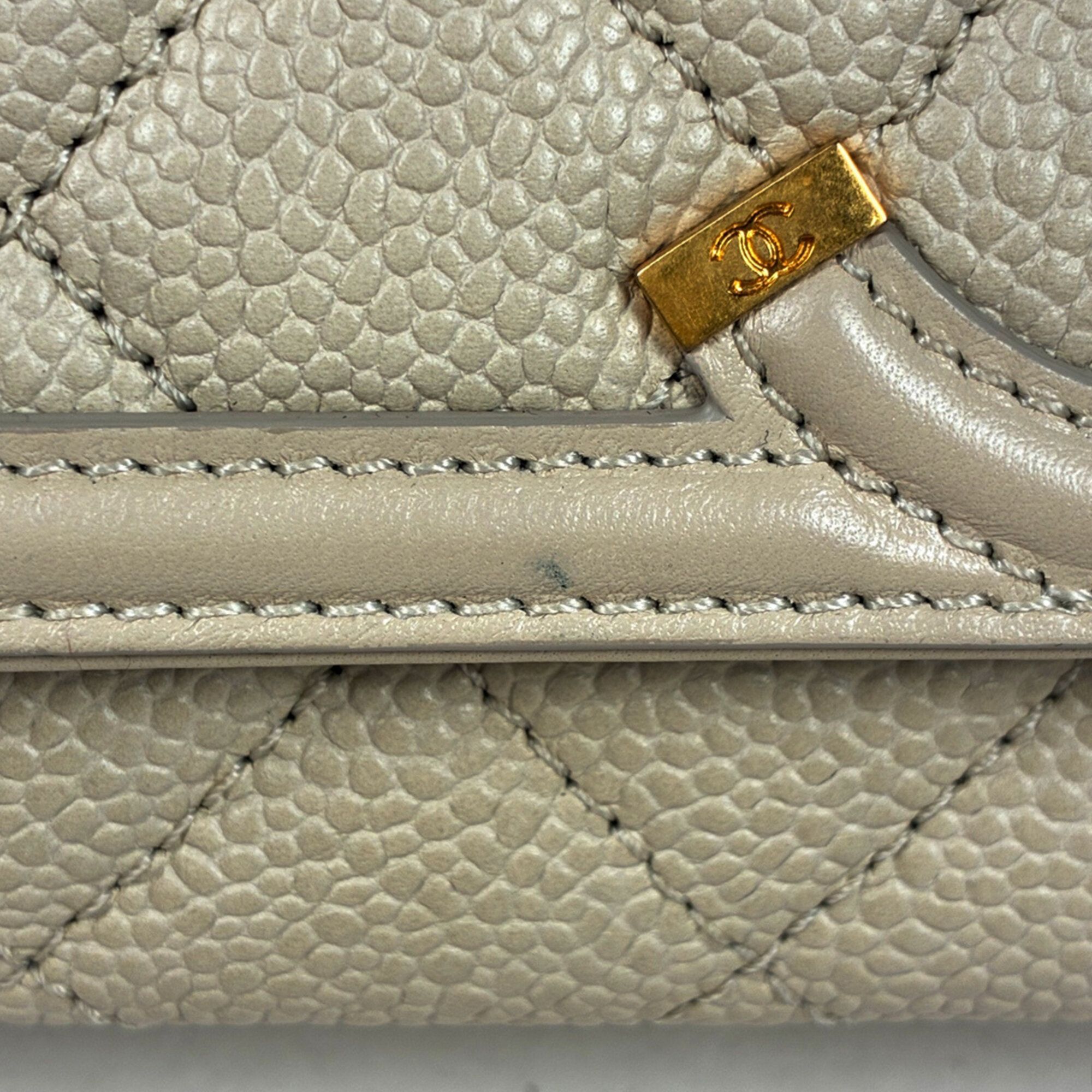 Matelasse Grained Calfskin Shoulder Bag (Pre-Owned) - Chanel - Modalova