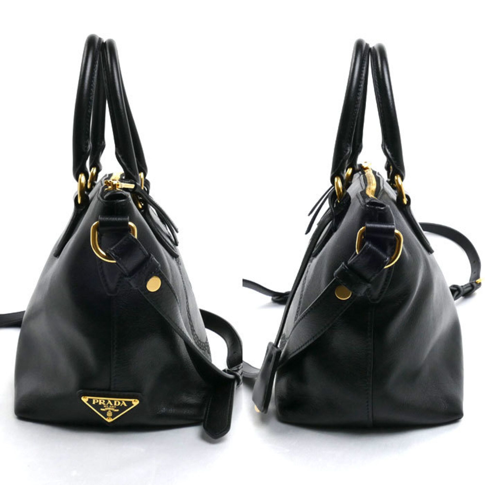 Leather Shoulder Bag (Pre-Owned) - Prada - Modalova