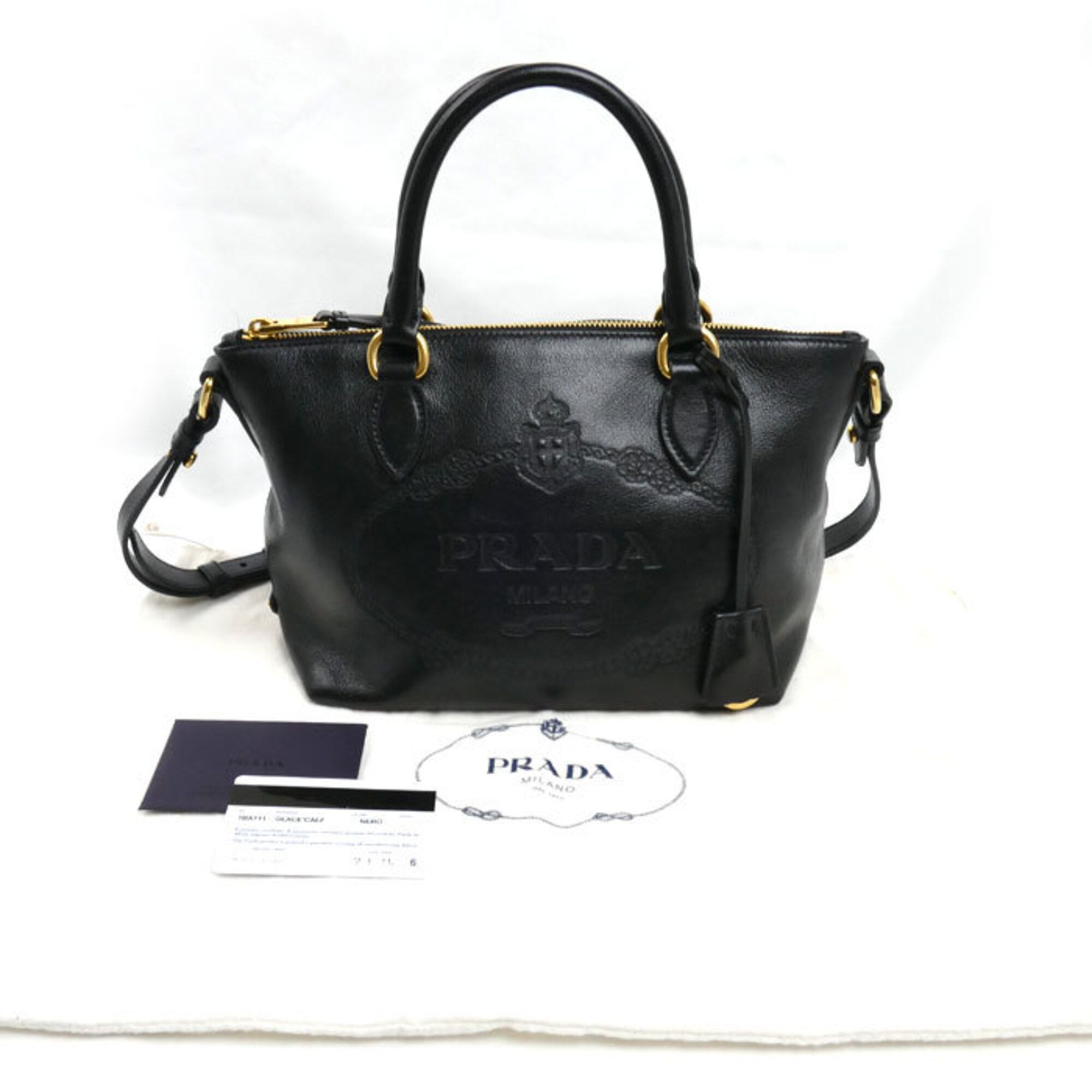 Leather Shoulder Bag (Pre-Owned) - Prada - Modalova