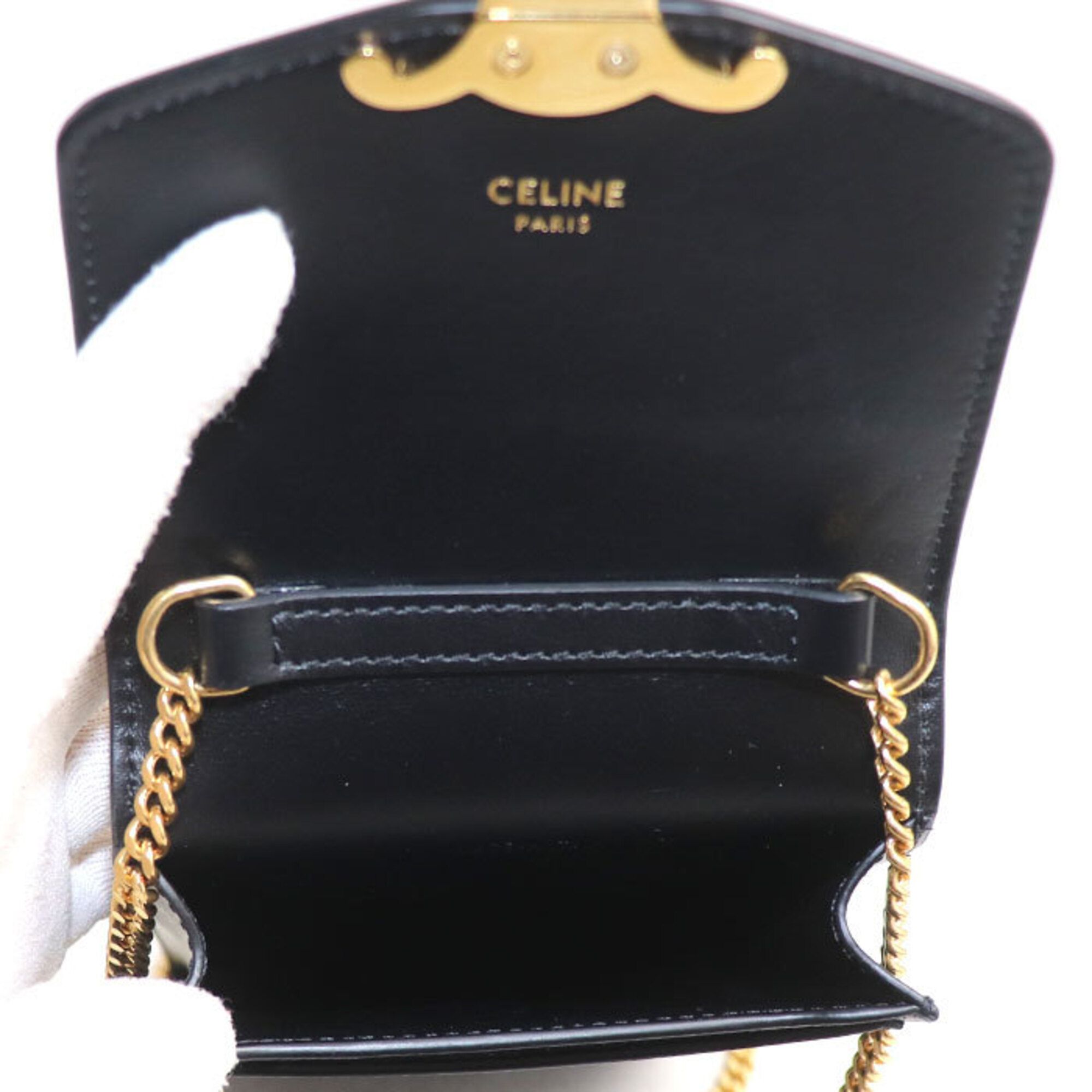 Leather Pouch Shoulder Bag (Pre-Owned) - Celine - Modalova